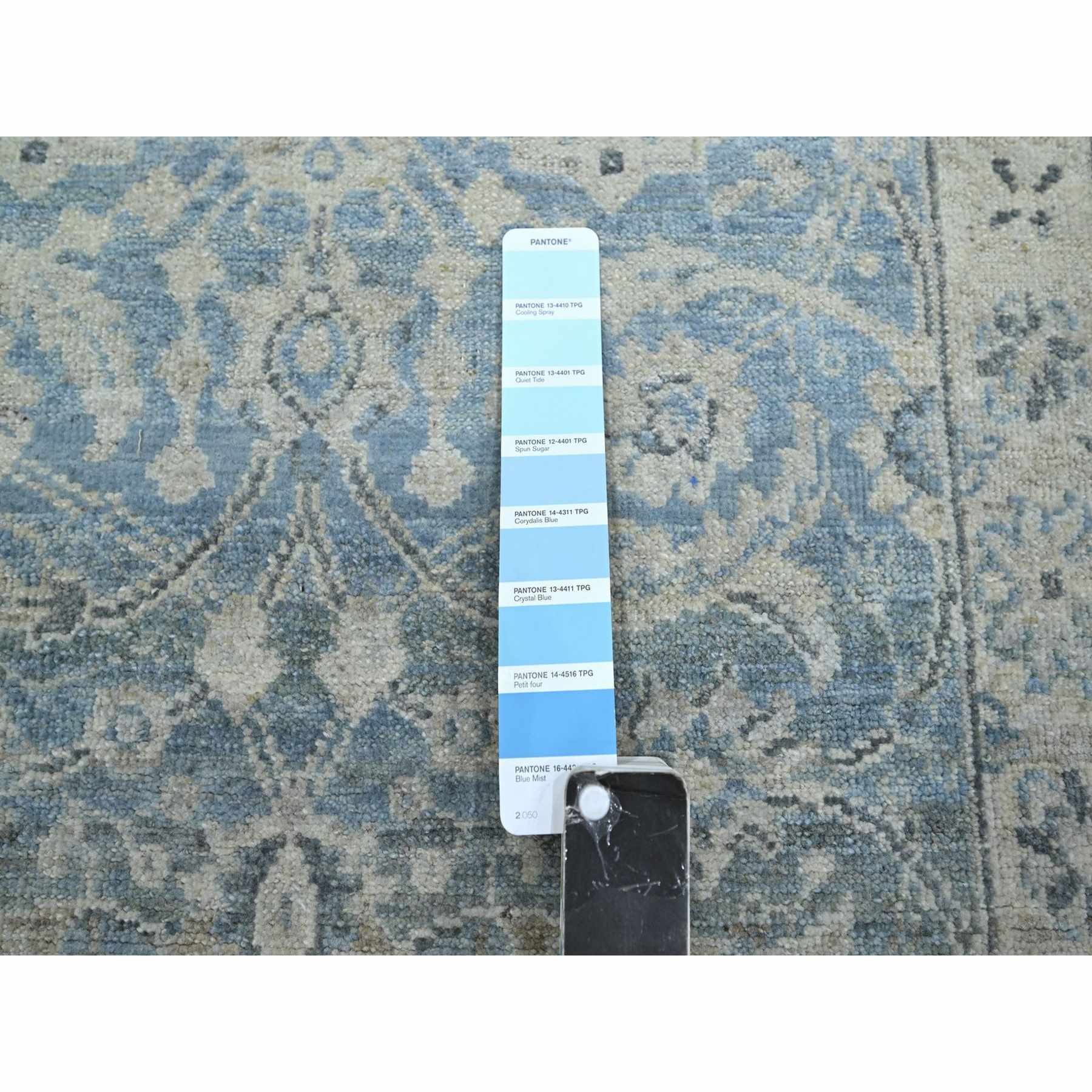 Oushak-And-Peshawar-Hand-Knotted-Rug-378920