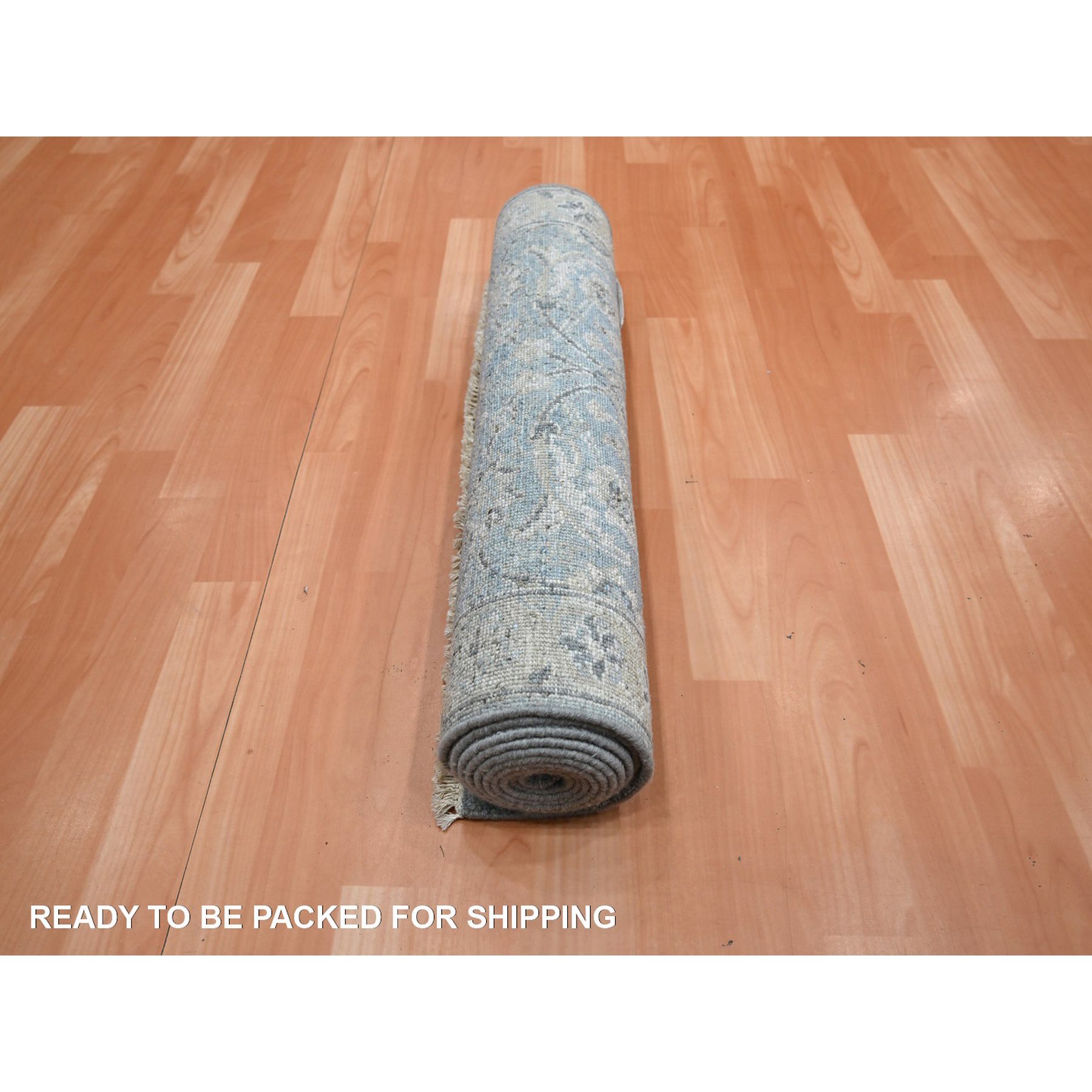 Oushak-And-Peshawar-Hand-Knotted-Rug-378920