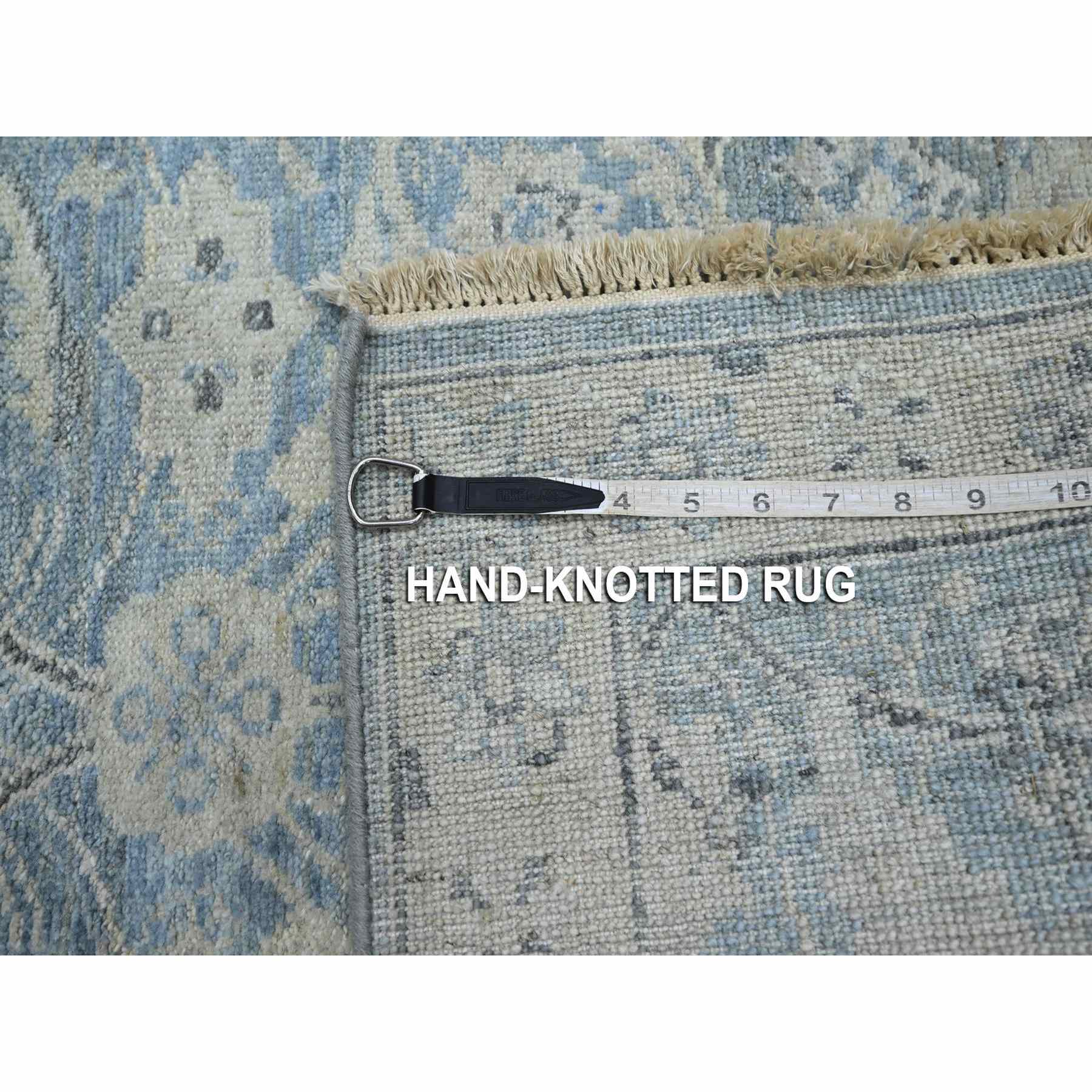 Oushak-And-Peshawar-Hand-Knotted-Rug-378920