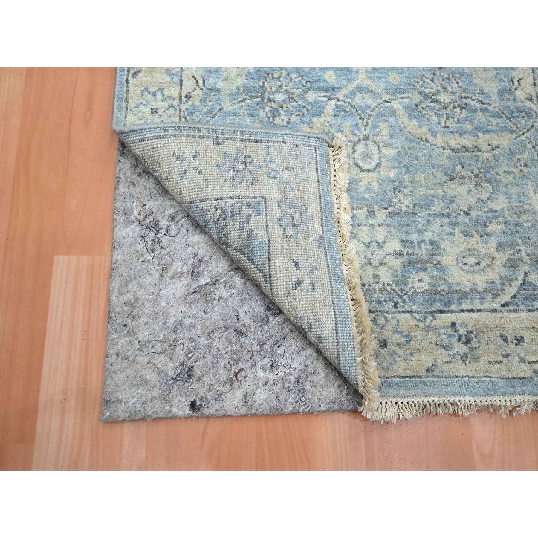Oushak-And-Peshawar-Hand-Knotted-Rug-378925