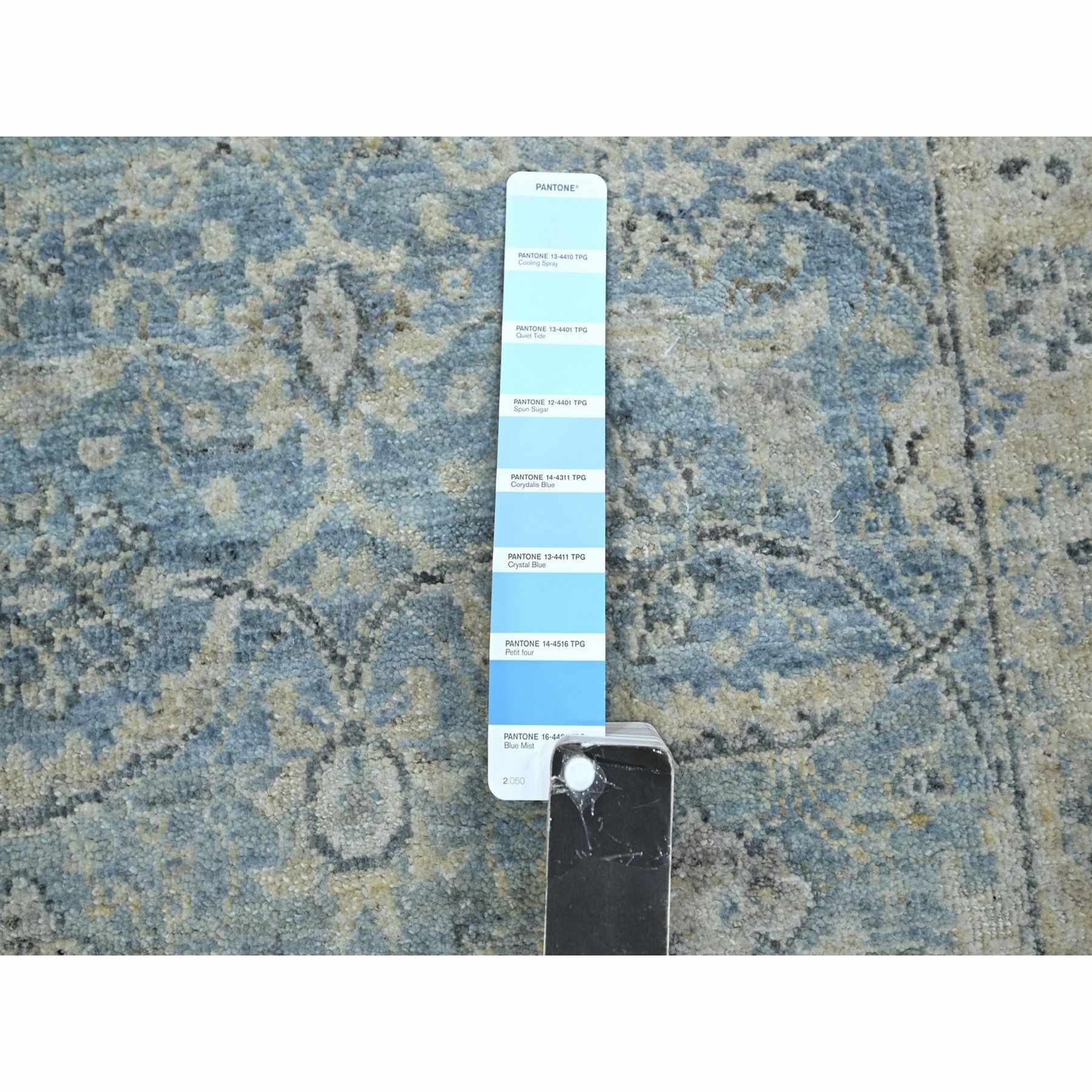 Oushak-And-Peshawar-Hand-Knotted-Rug-378925