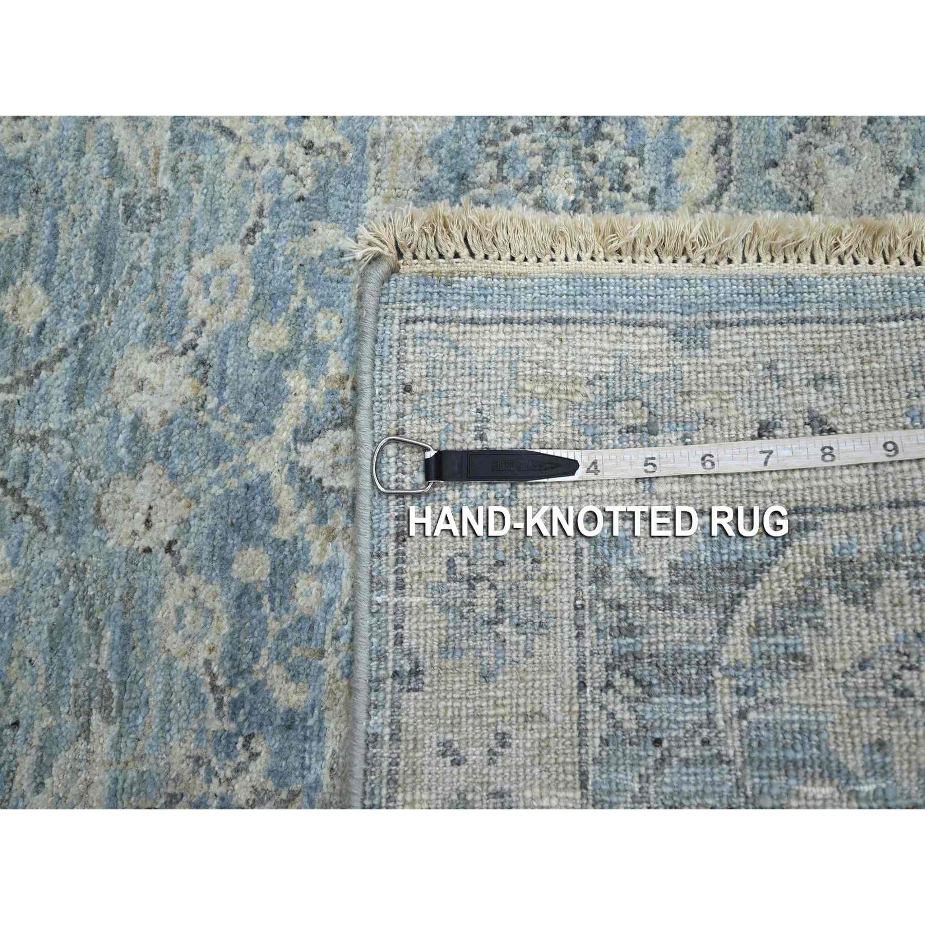 Oushak-And-Peshawar-Hand-Knotted-Rug-378925