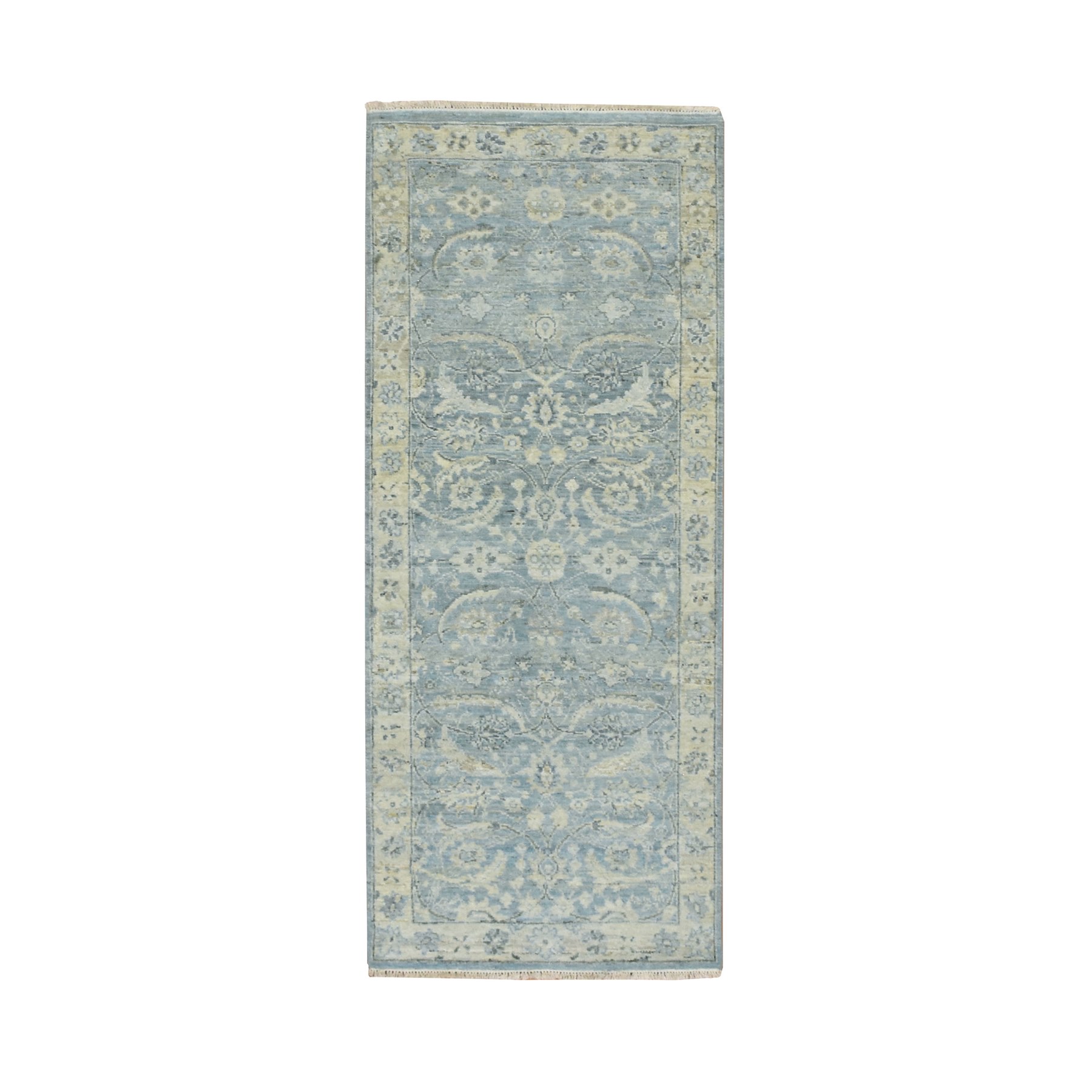 Oushak-And-Peshawar-Hand-Knotted-Rug-378930