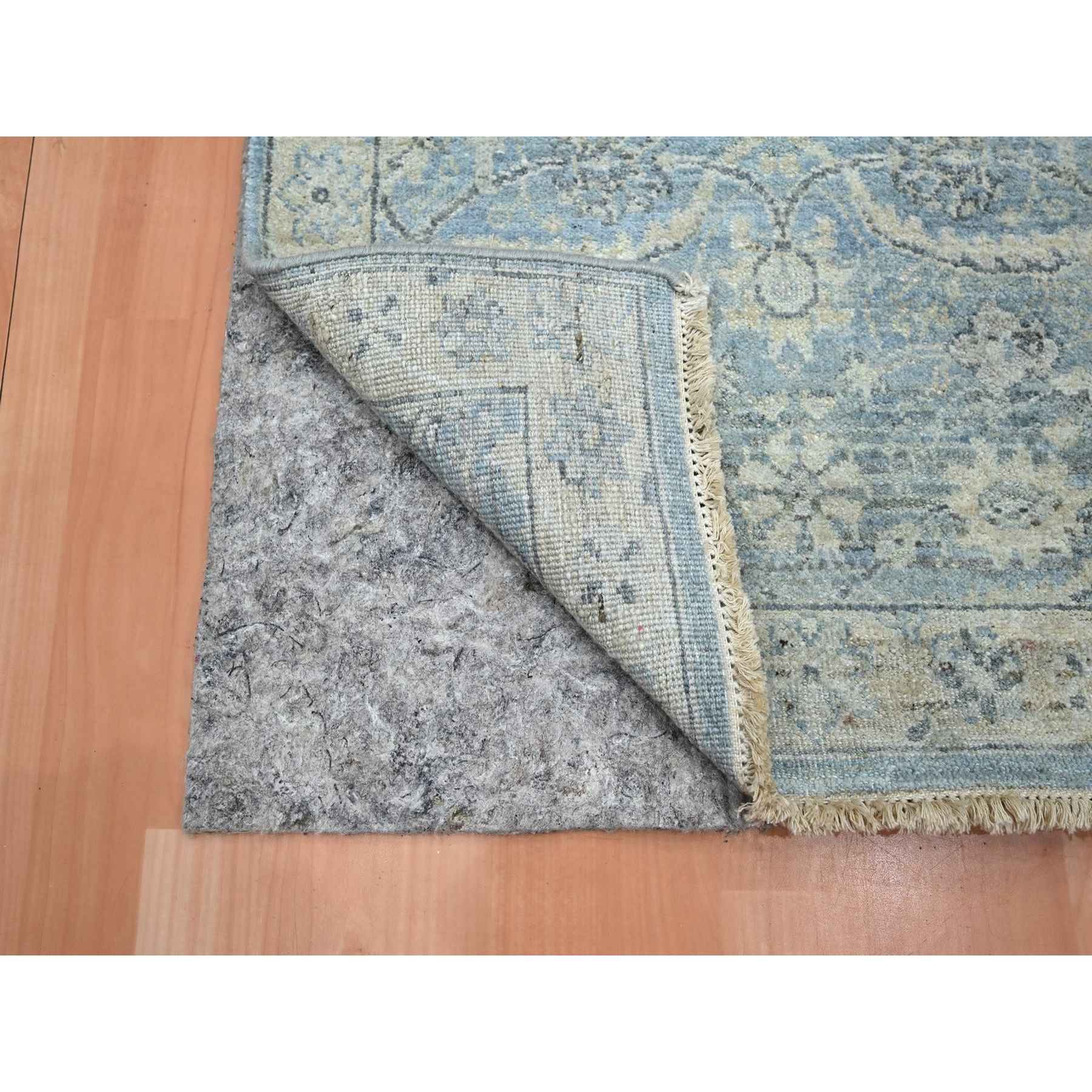 Oushak-And-Peshawar-Hand-Knotted-Rug-378930