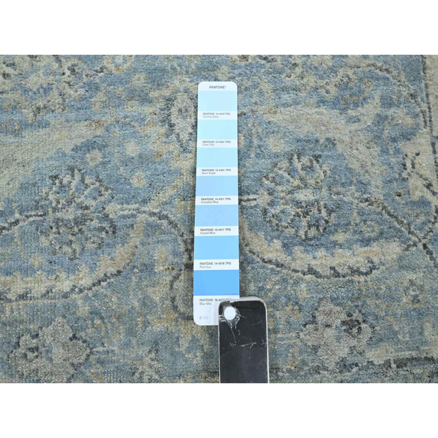 Oushak-And-Peshawar-Hand-Knotted-Rug-378930