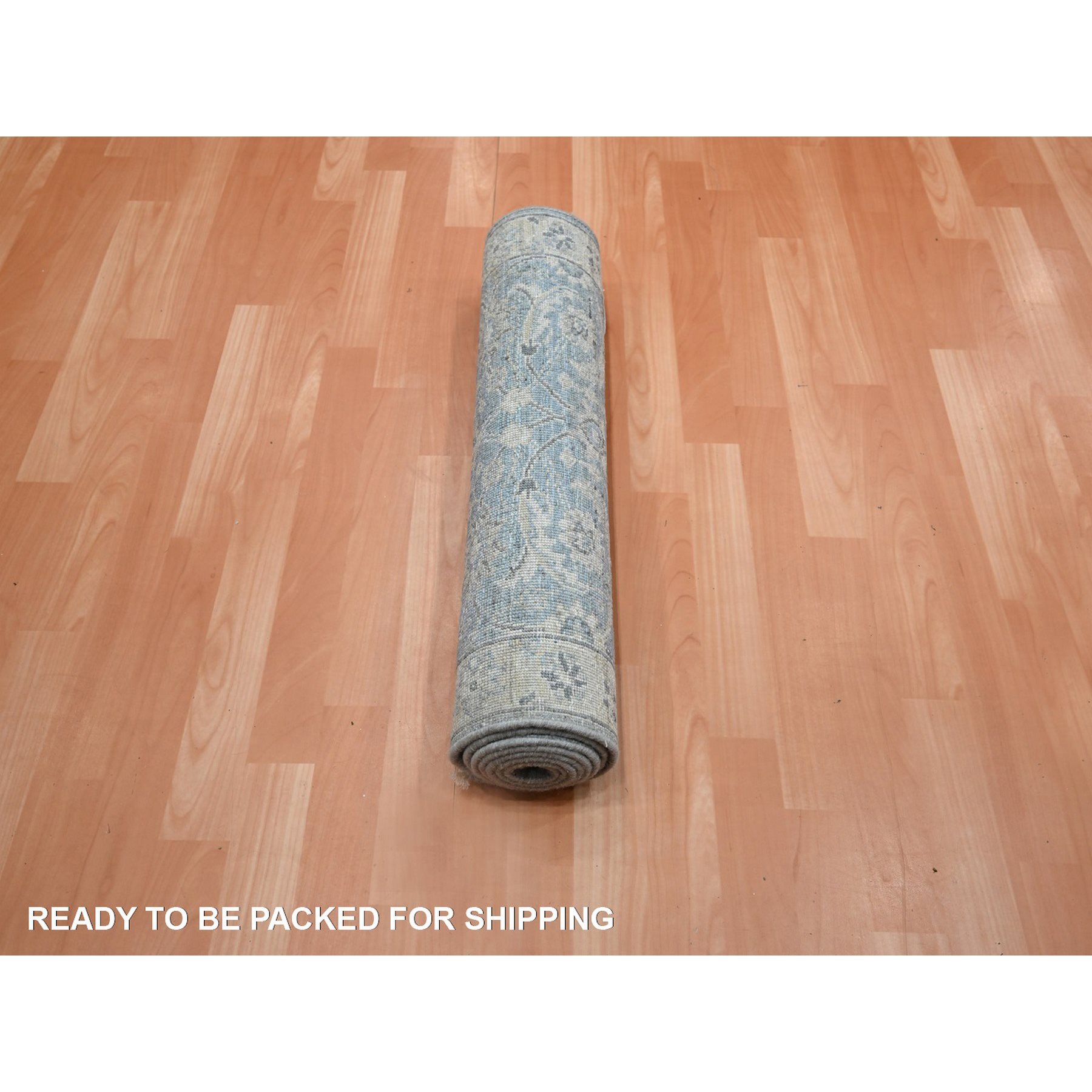 Oushak-And-Peshawar-Hand-Knotted-Rug-378930