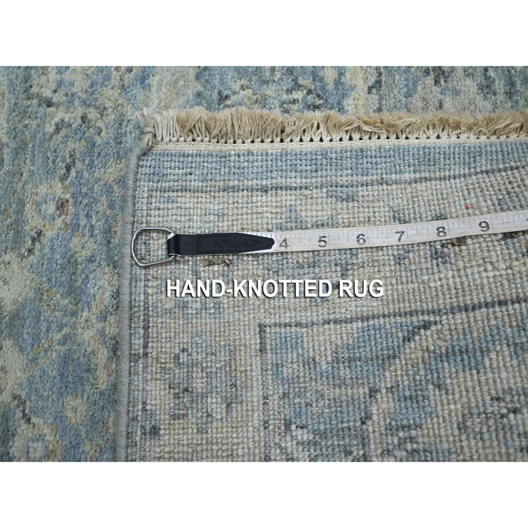 Oushak-And-Peshawar-Hand-Knotted-Rug-378930