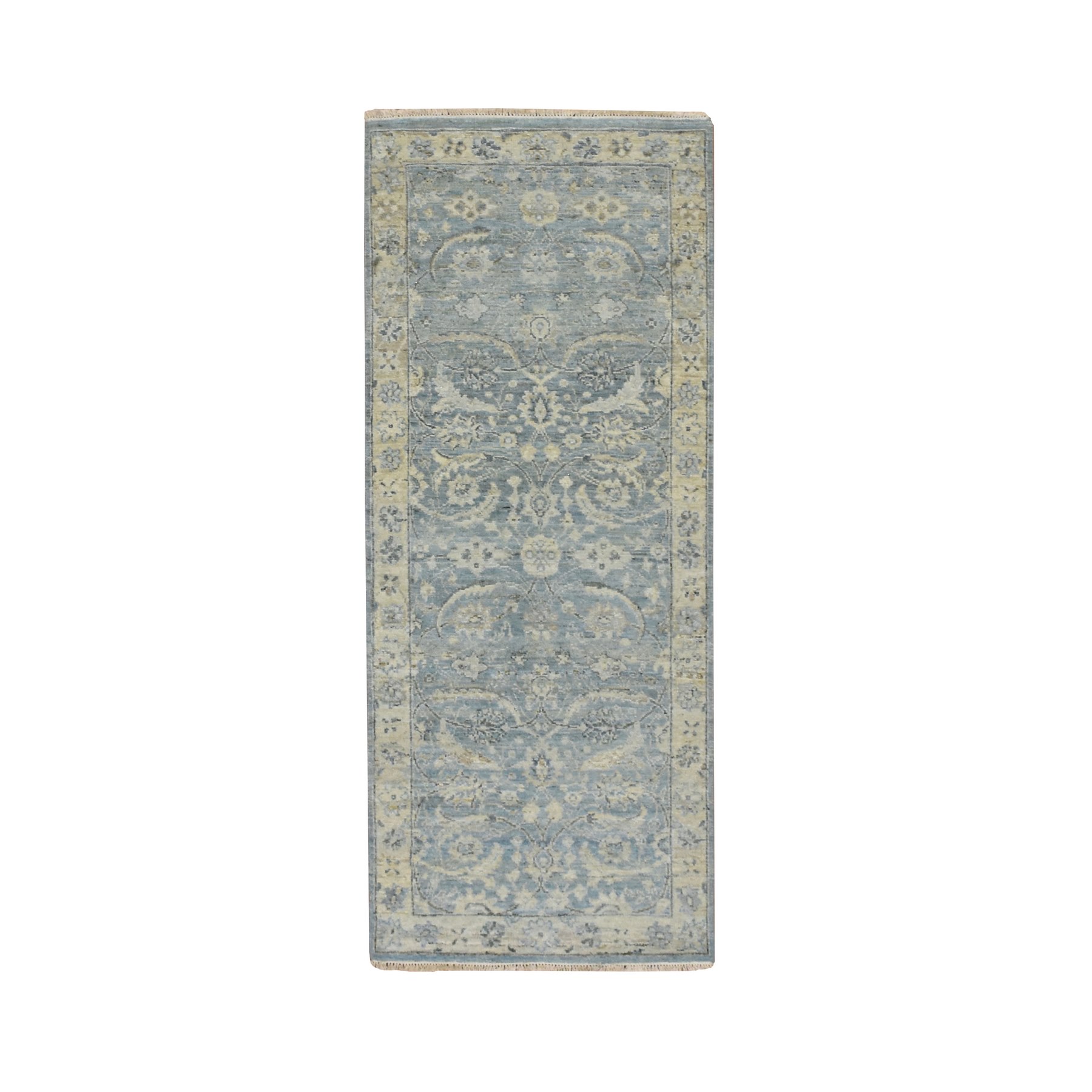 Oushak-And-Peshawar-Hand-Knotted-Rug-378935