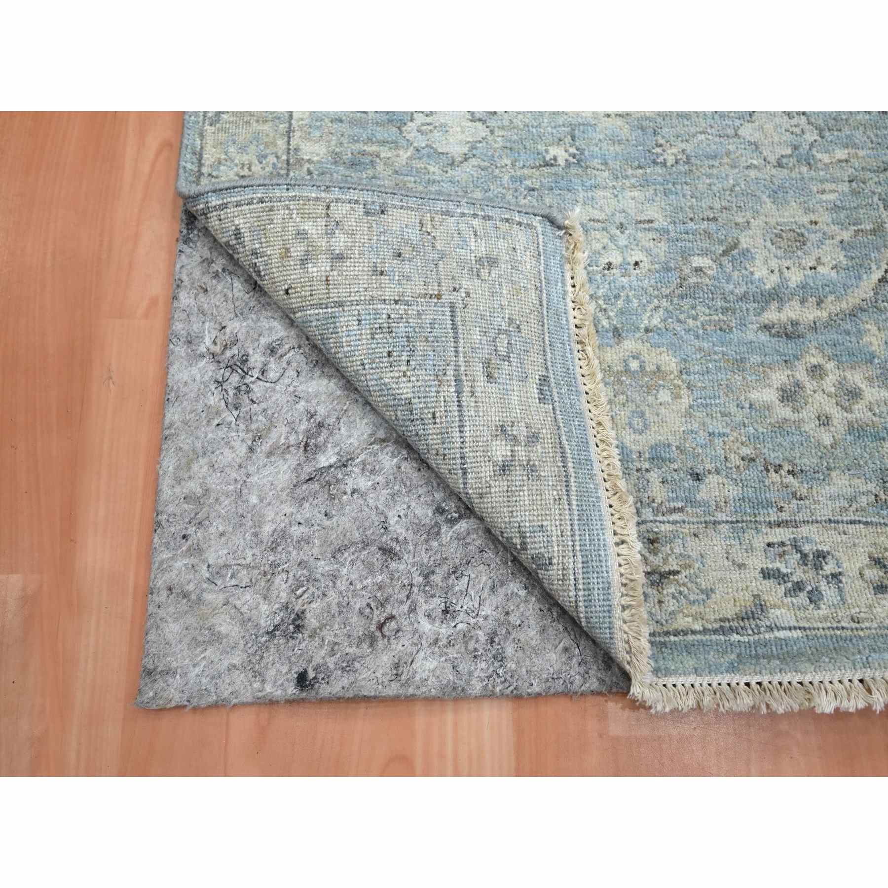 Oushak-And-Peshawar-Hand-Knotted-Rug-378935