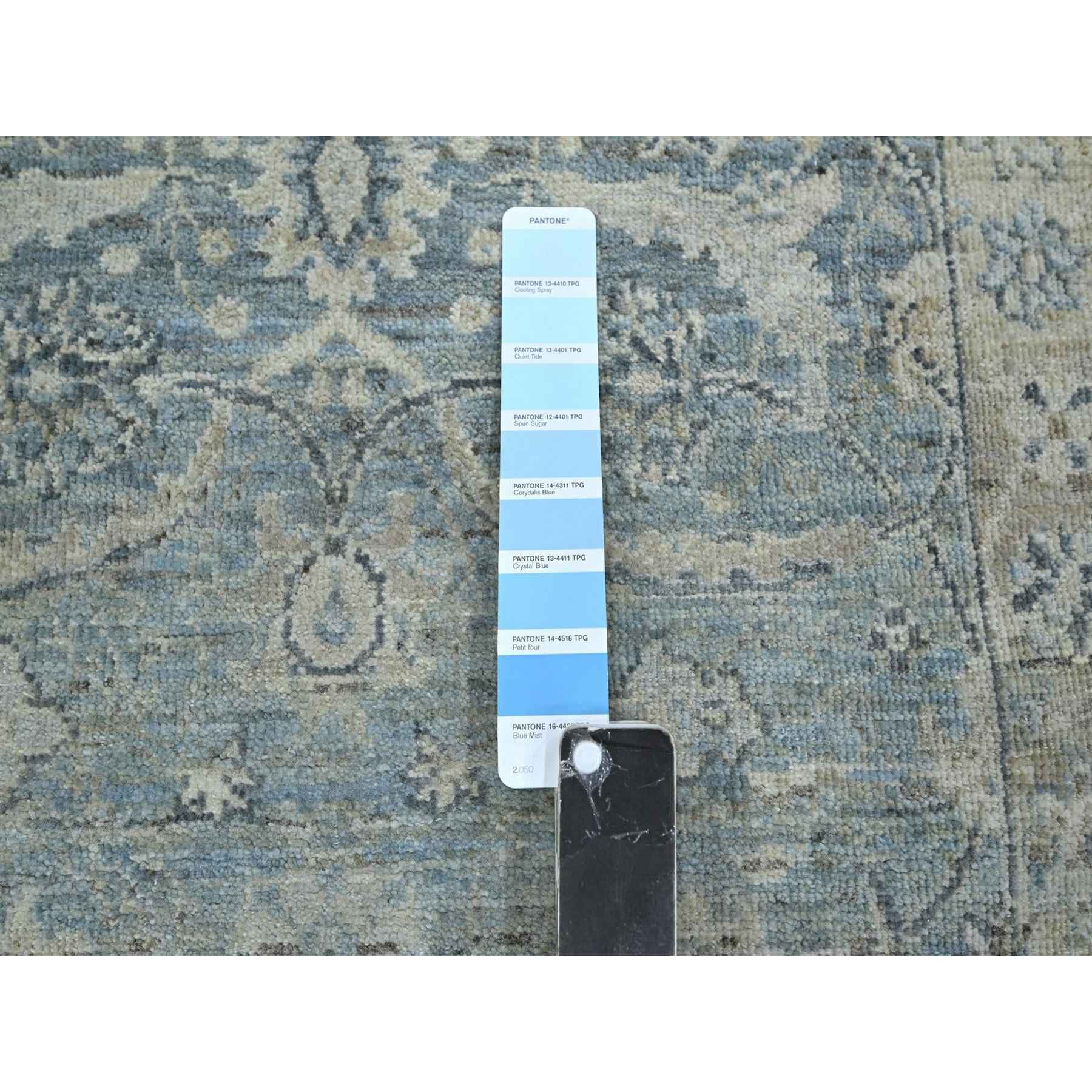 Oushak-And-Peshawar-Hand-Knotted-Rug-378935