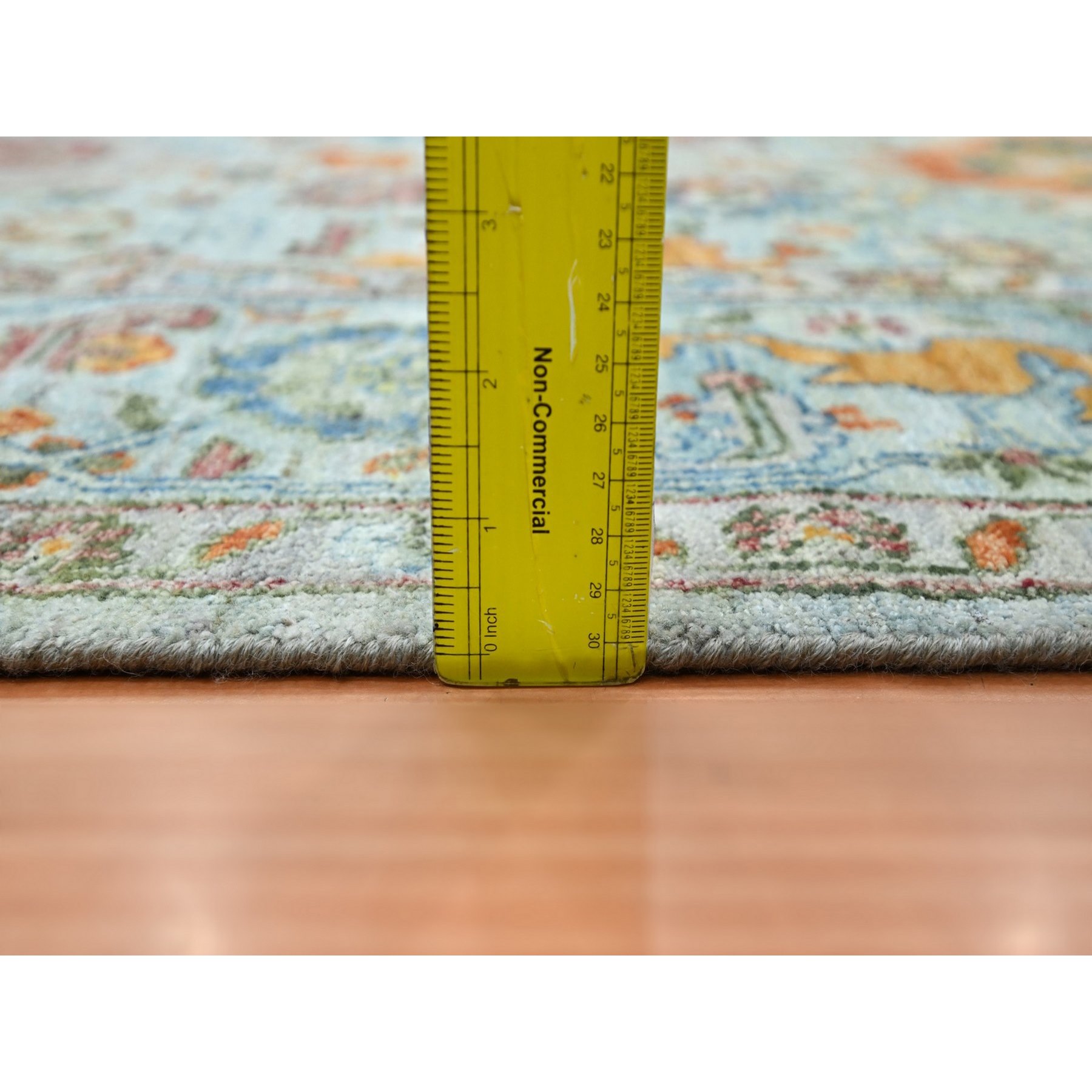Oushak-And-Peshawar-Hand-Knotted-Rug-378970