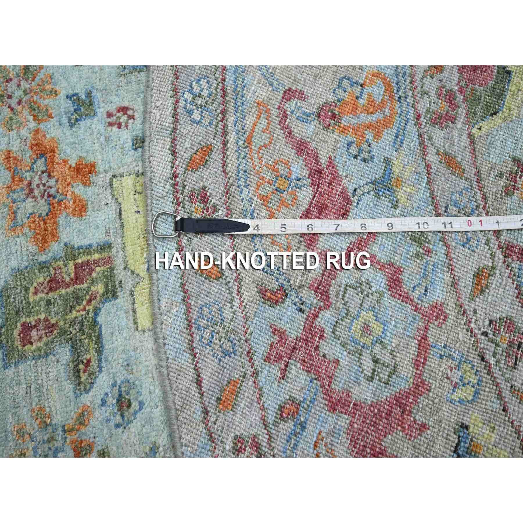 Oushak-And-Peshawar-Hand-Knotted-Rug-379000
