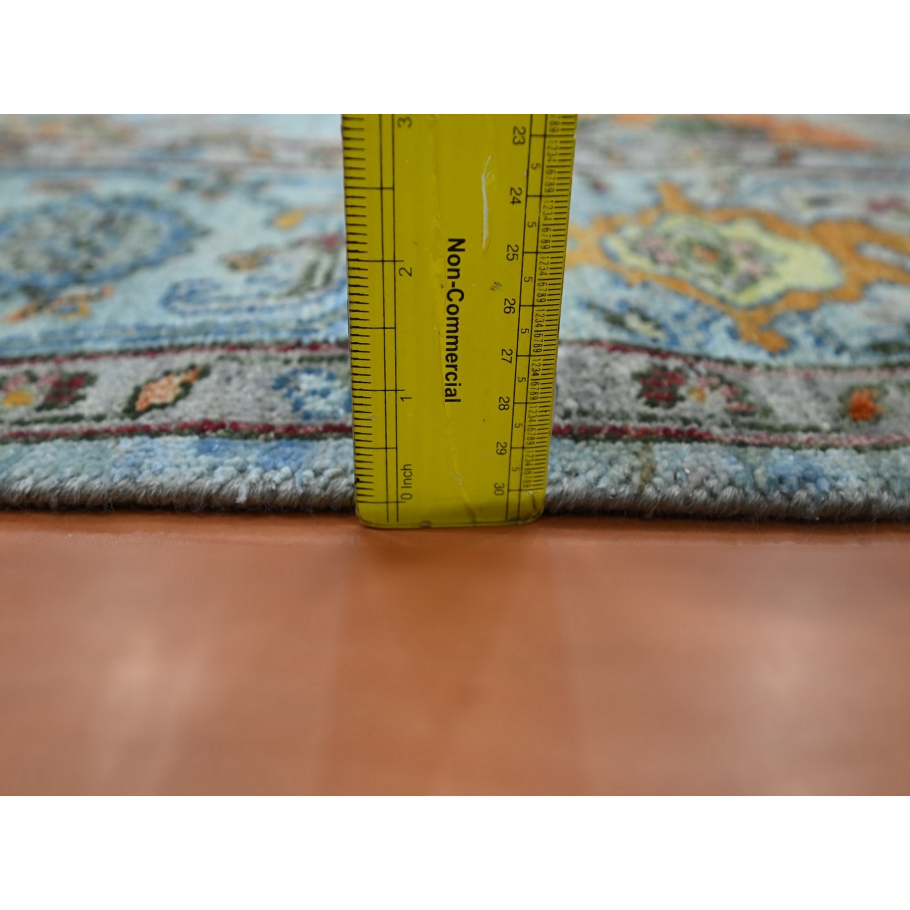 Oushak-And-Peshawar-Hand-Knotted-Rug-379010