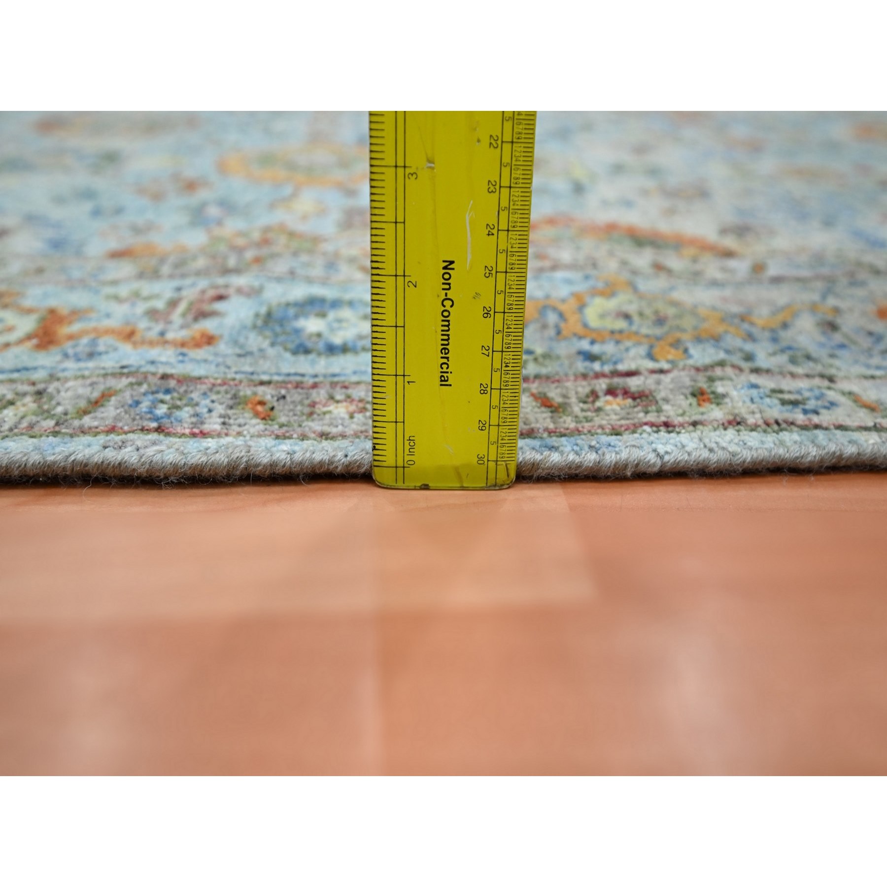 Oushak-And-Peshawar-Hand-Knotted-Rug-379025
