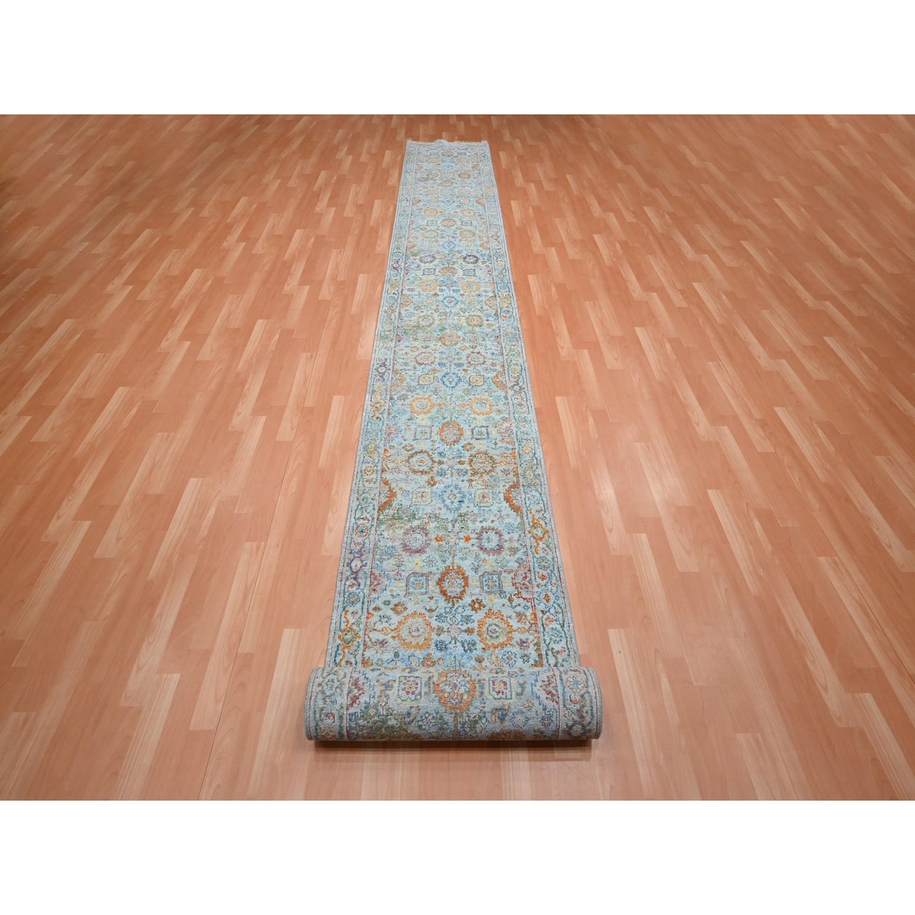 Oushak-And-Peshawar-Hand-Knotted-Rug-379045