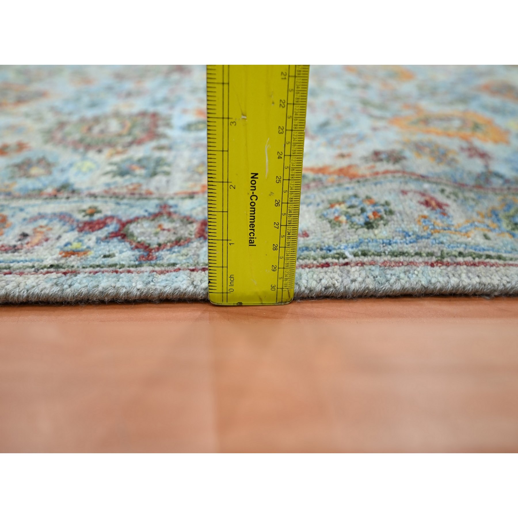 Oushak-And-Peshawar-Hand-Knotted-Rug-379070