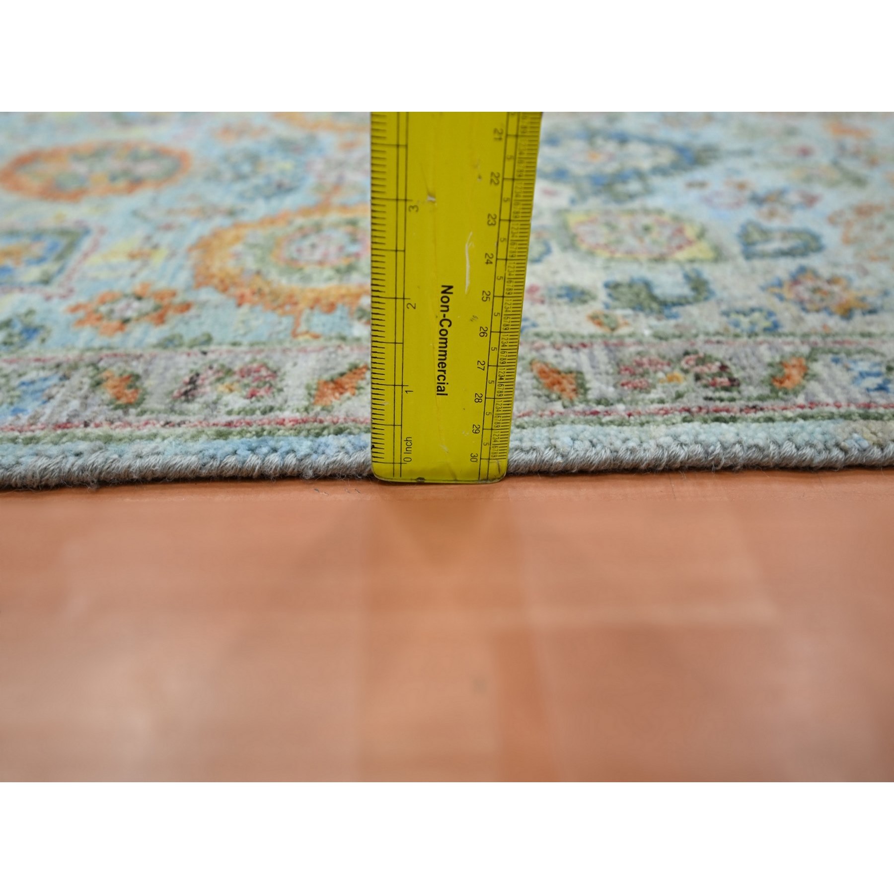 Oushak-And-Peshawar-Hand-Knotted-Rug-379090