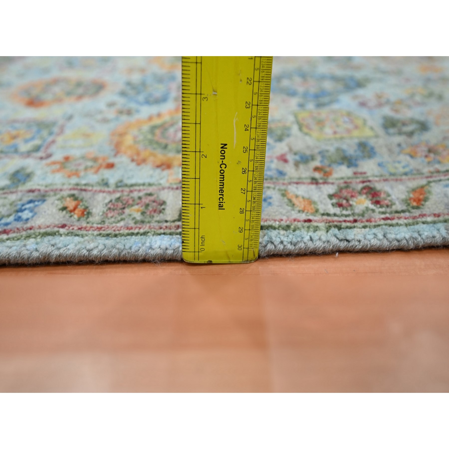 Oushak-And-Peshawar-Hand-Knotted-Rug-379095