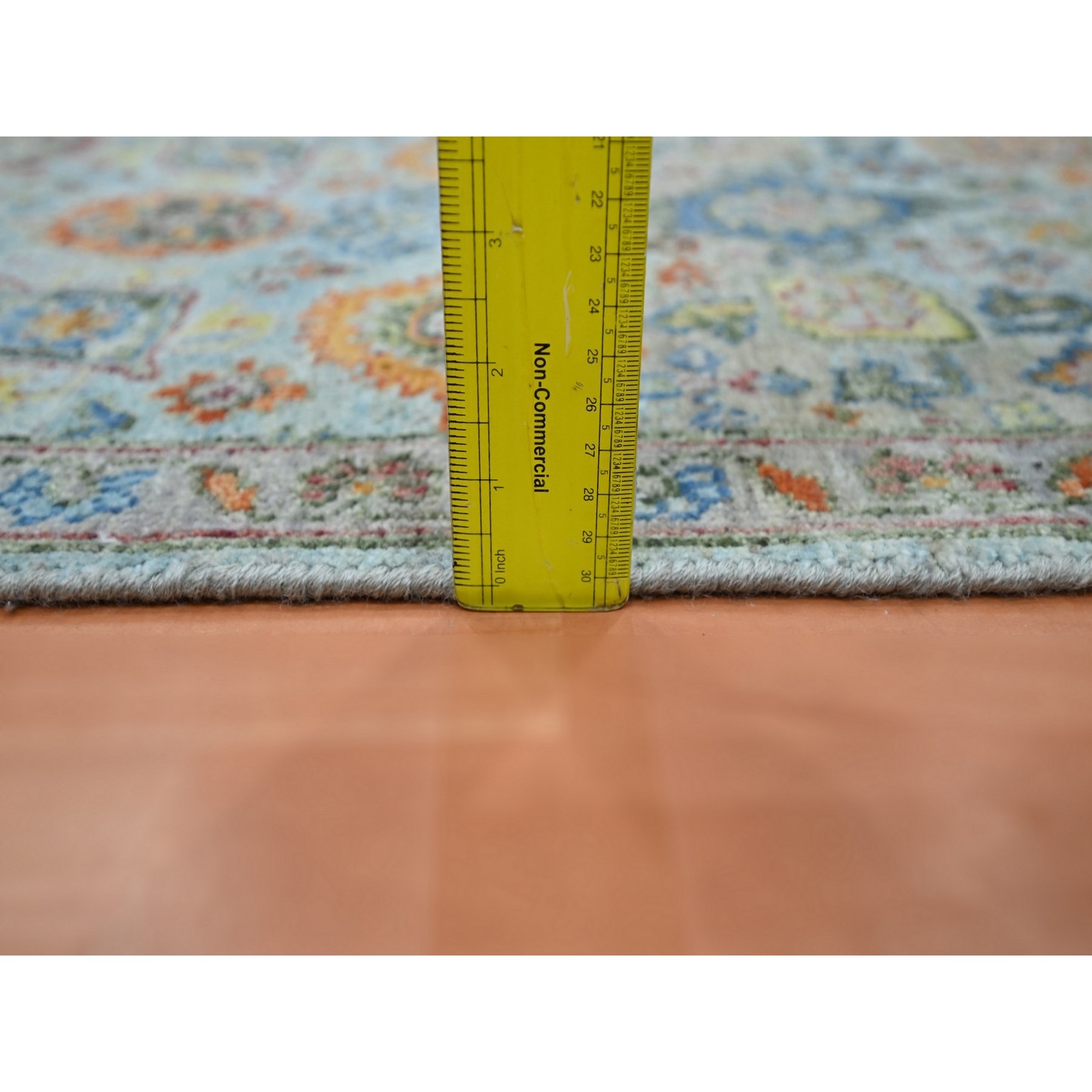 Oushak-And-Peshawar-Hand-Knotted-Rug-379105
