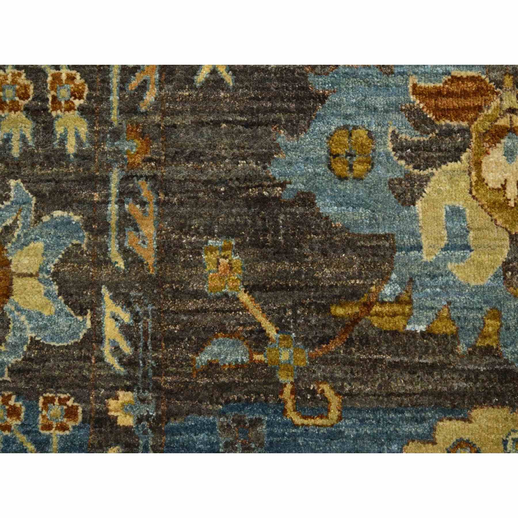 Oushak-And-Peshawar-Hand-Knotted-Rug-379340