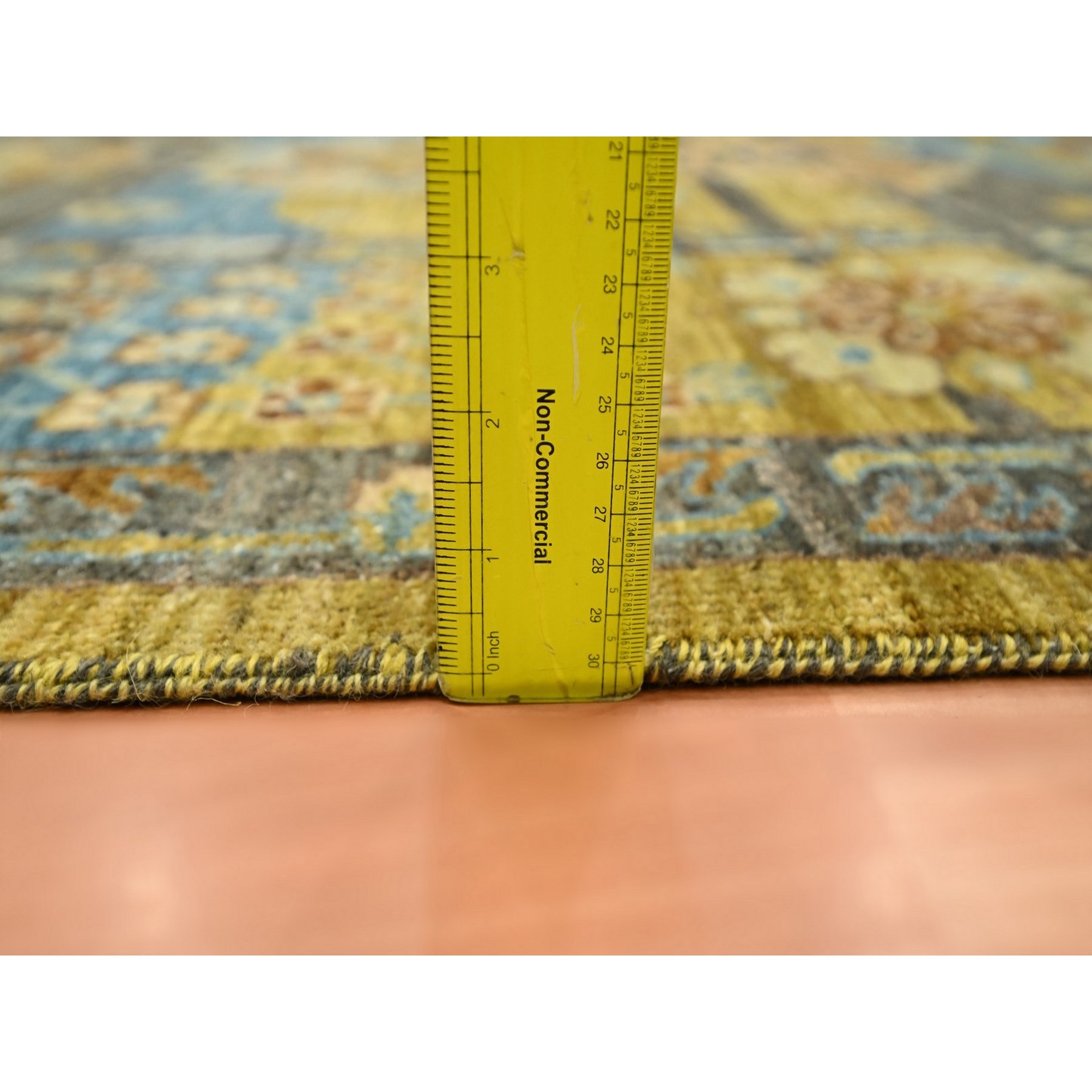 Oushak-And-Peshawar-Hand-Knotted-Rug-379340