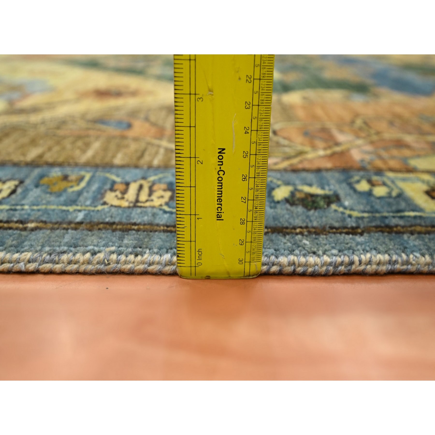 Oushak-And-Peshawar-Hand-Knotted-Rug-379345