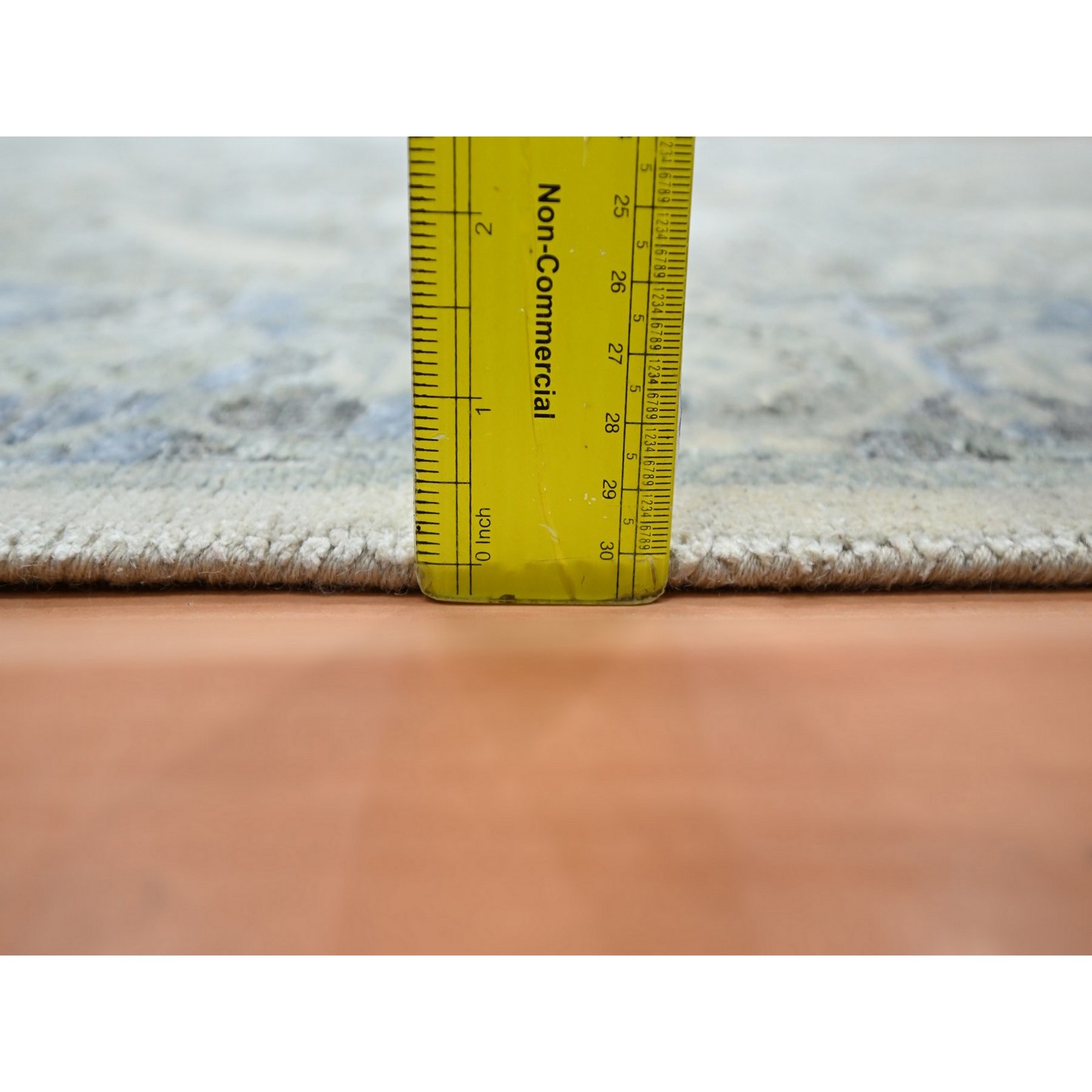 Oushak-And-Peshawar-Hand-Knotted-Rug-379530