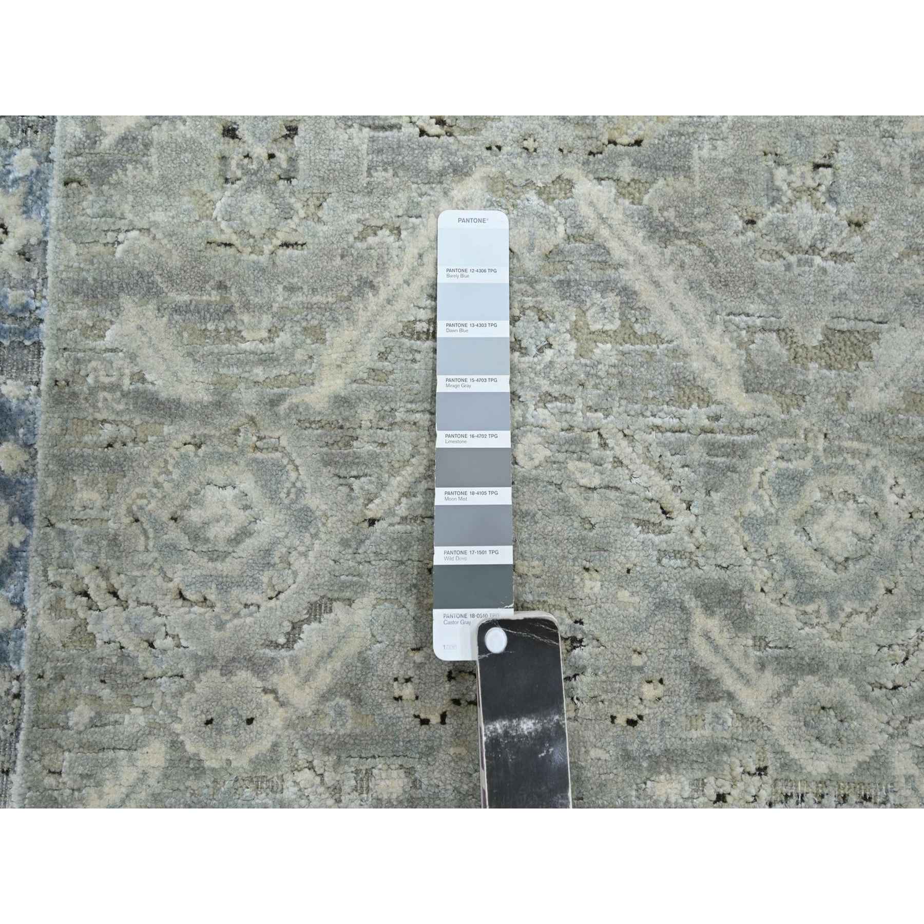 Oushak-And-Peshawar-Hand-Knotted-Rug-379535