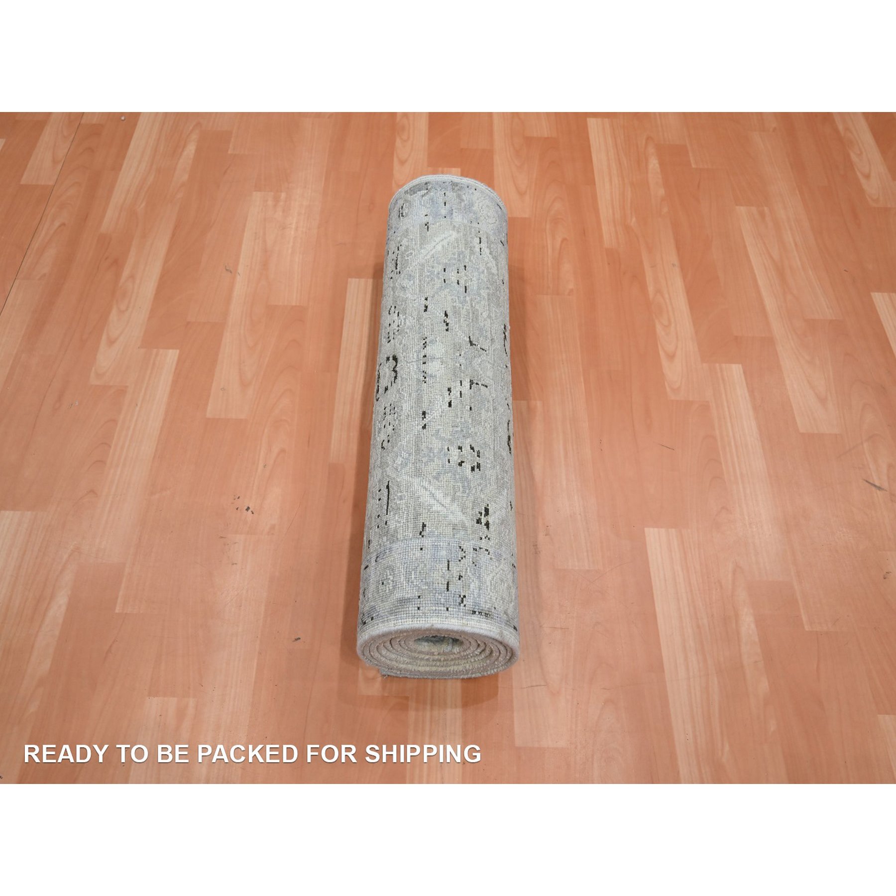 Oushak-And-Peshawar-Hand-Knotted-Rug-379540