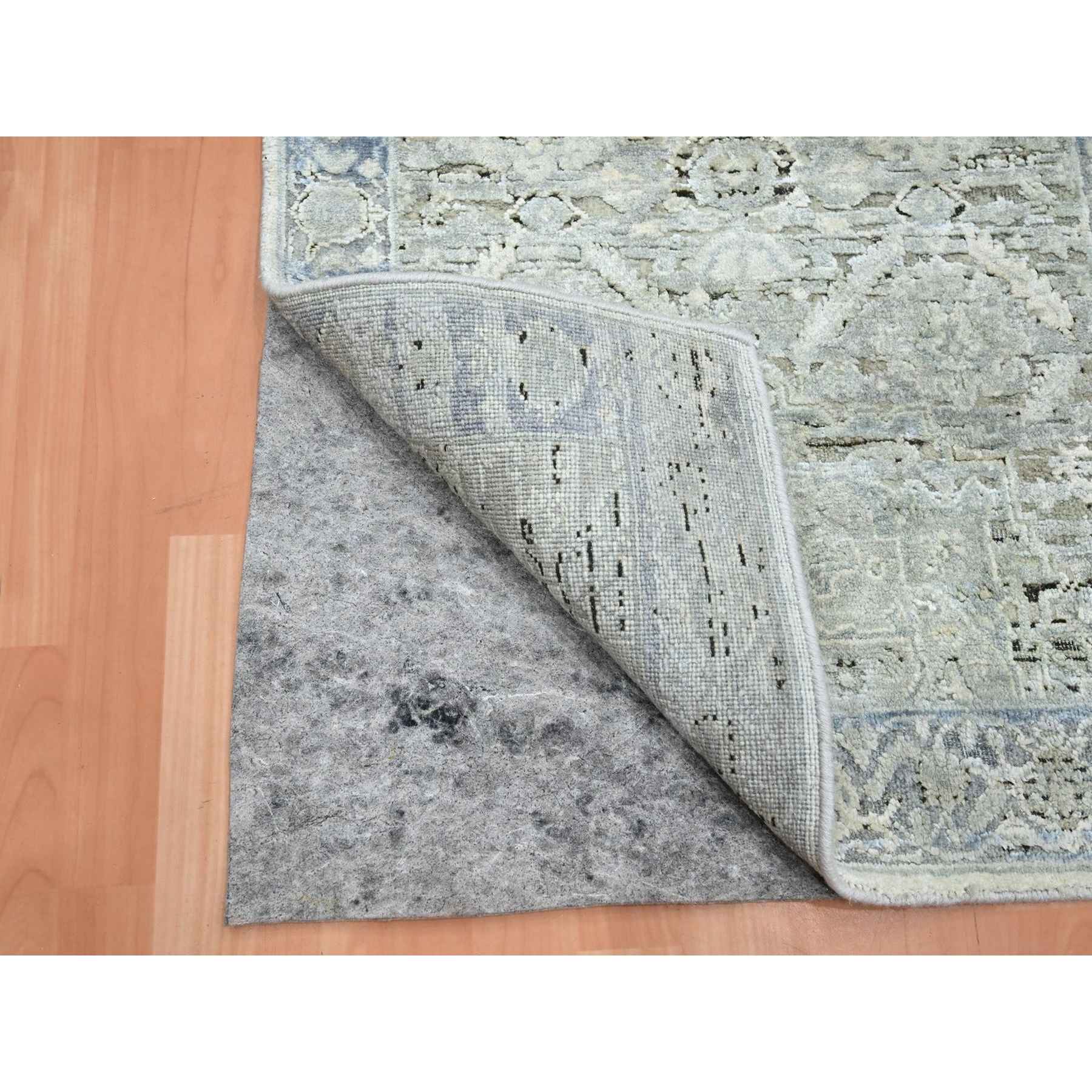 Oushak-And-Peshawar-Hand-Knotted-Rug-379545