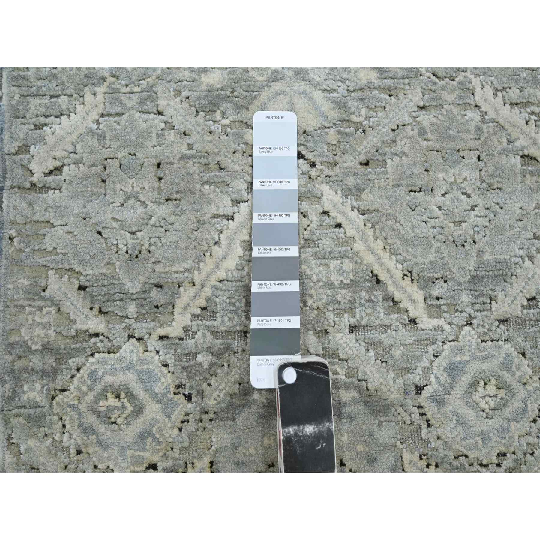 Oushak-And-Peshawar-Hand-Knotted-Rug-379545