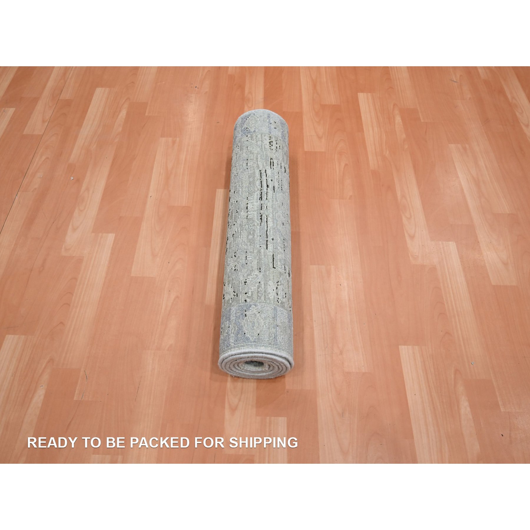 Oushak-And-Peshawar-Hand-Knotted-Rug-379545