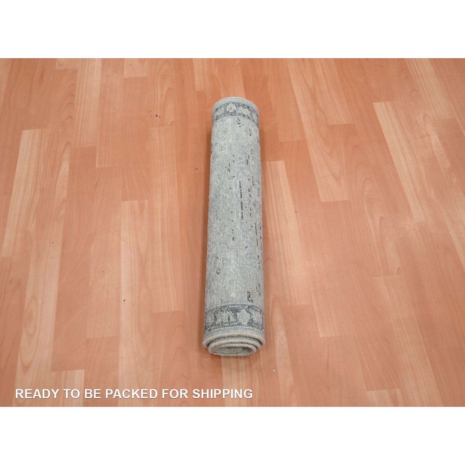 Oushak-And-Peshawar-Hand-Knotted-Rug-379590