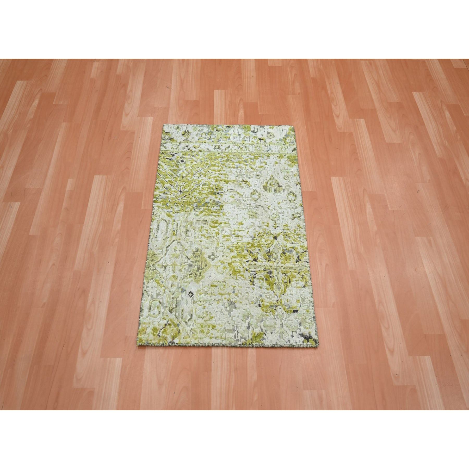 Oushak-And-Peshawar-Hand-Knotted-Rug-379740