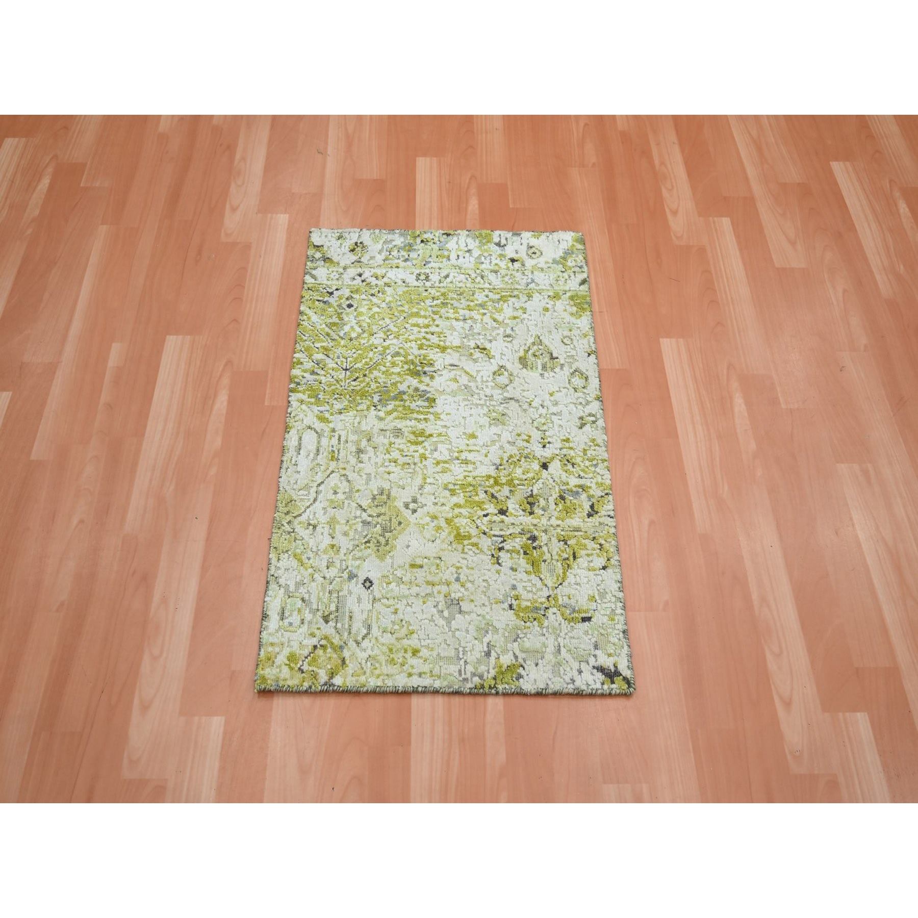 Oushak-And-Peshawar-Hand-Knotted-Rug-379745