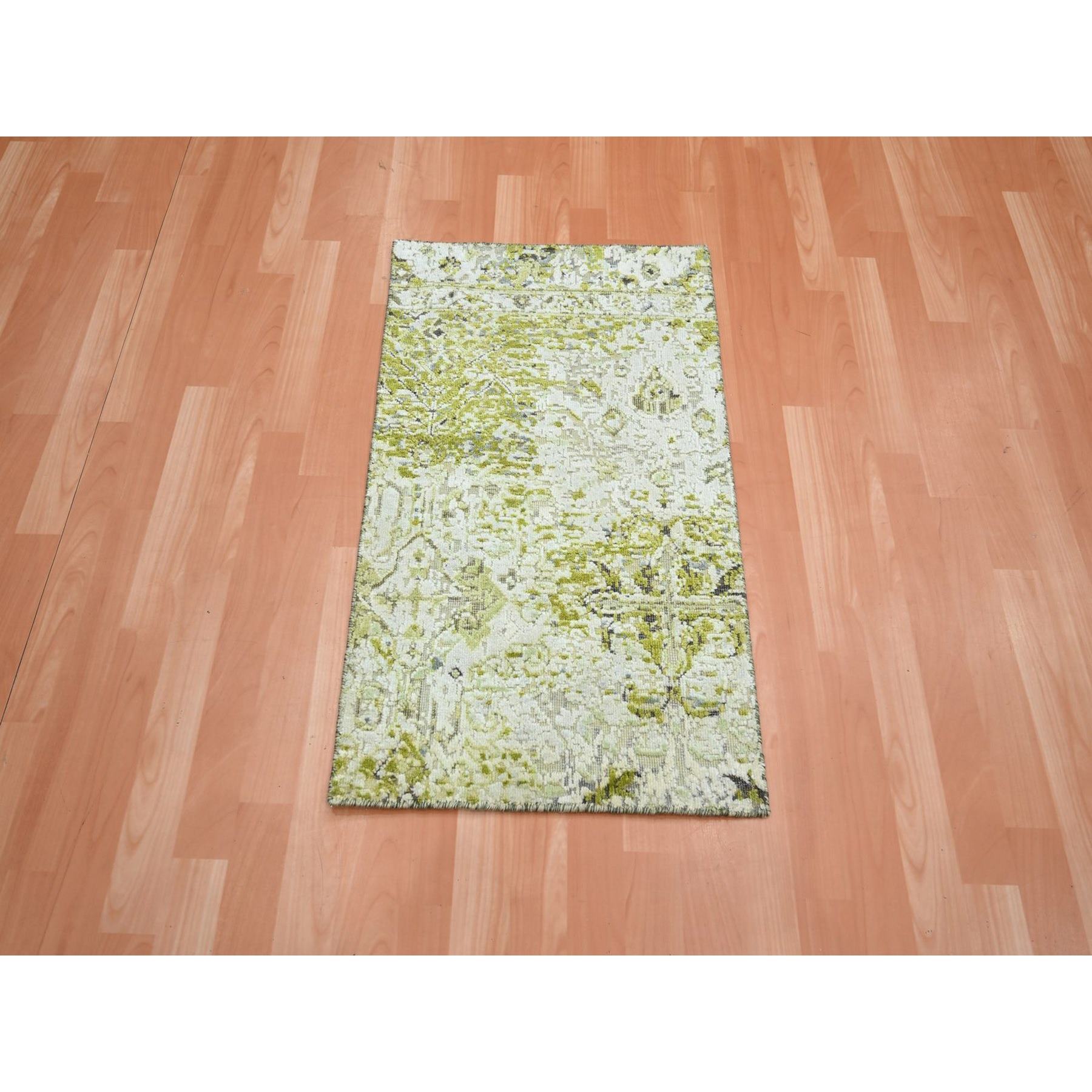 Oushak-And-Peshawar-Hand-Knotted-Rug-379750