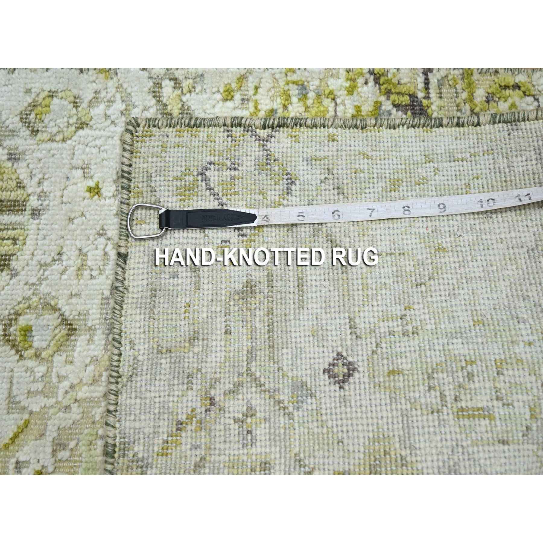 Oushak-And-Peshawar-Hand-Knotted-Rug-379750
