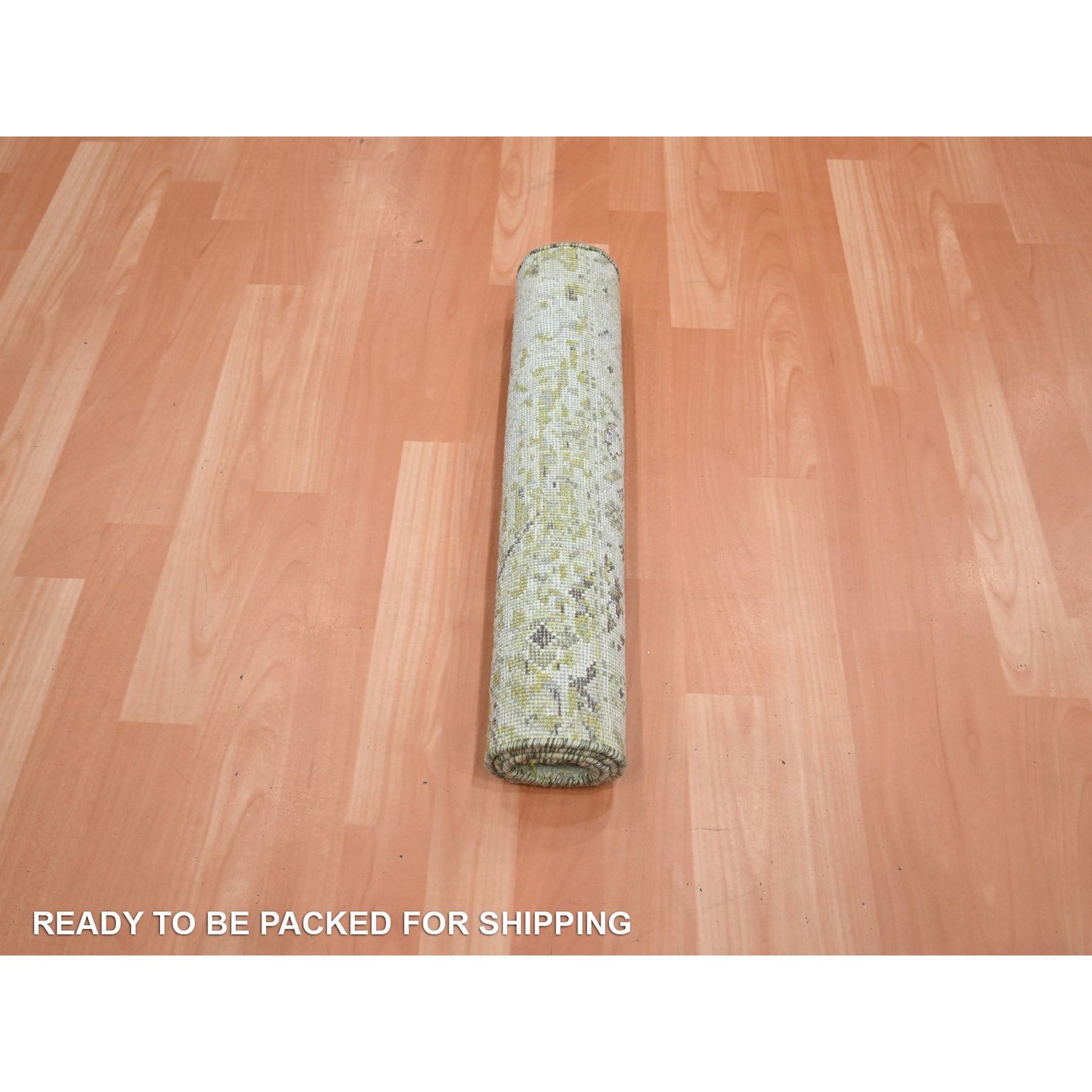 Oushak-And-Peshawar-Hand-Knotted-Rug-379750