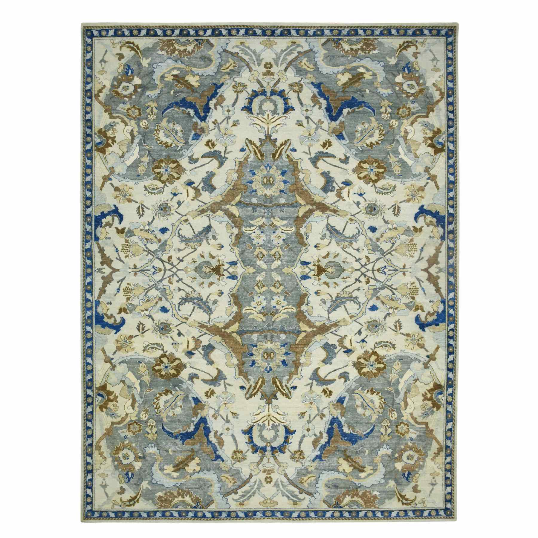 Transitional-Hand-Knotted-Rug-377605