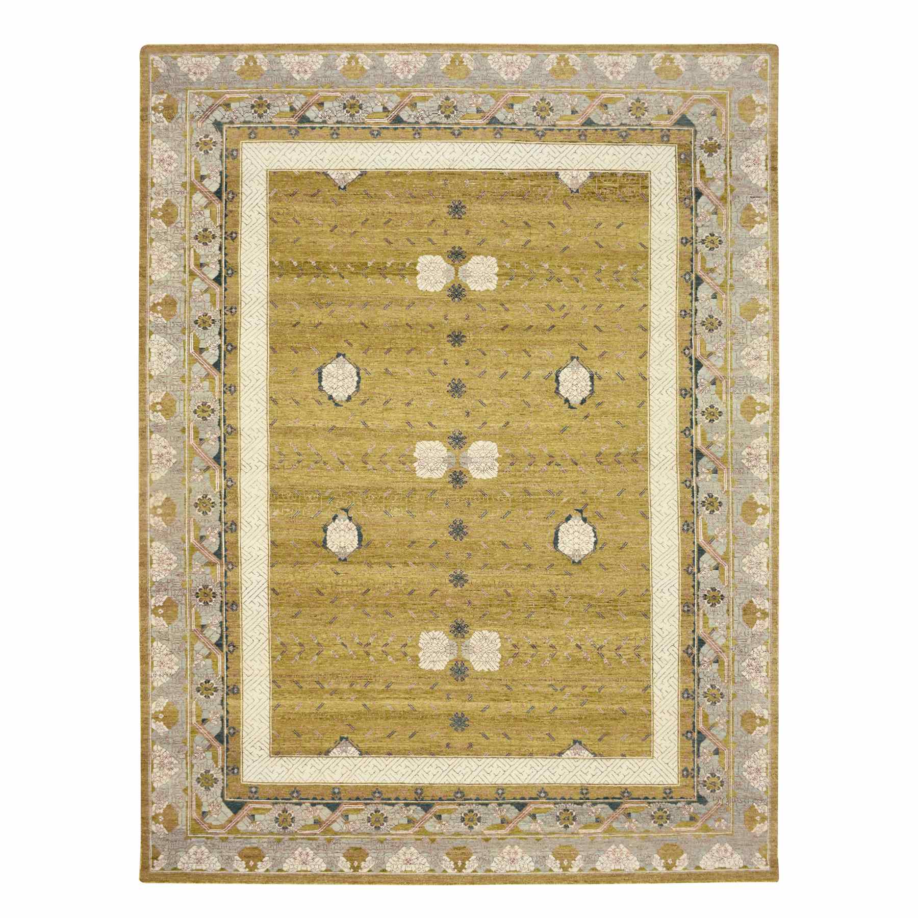 Transitional-Hand-Knotted-Rug-378460