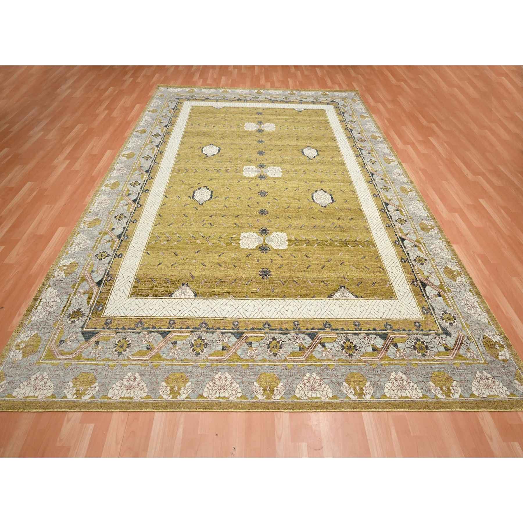 Transitional-Hand-Knotted-Rug-378460