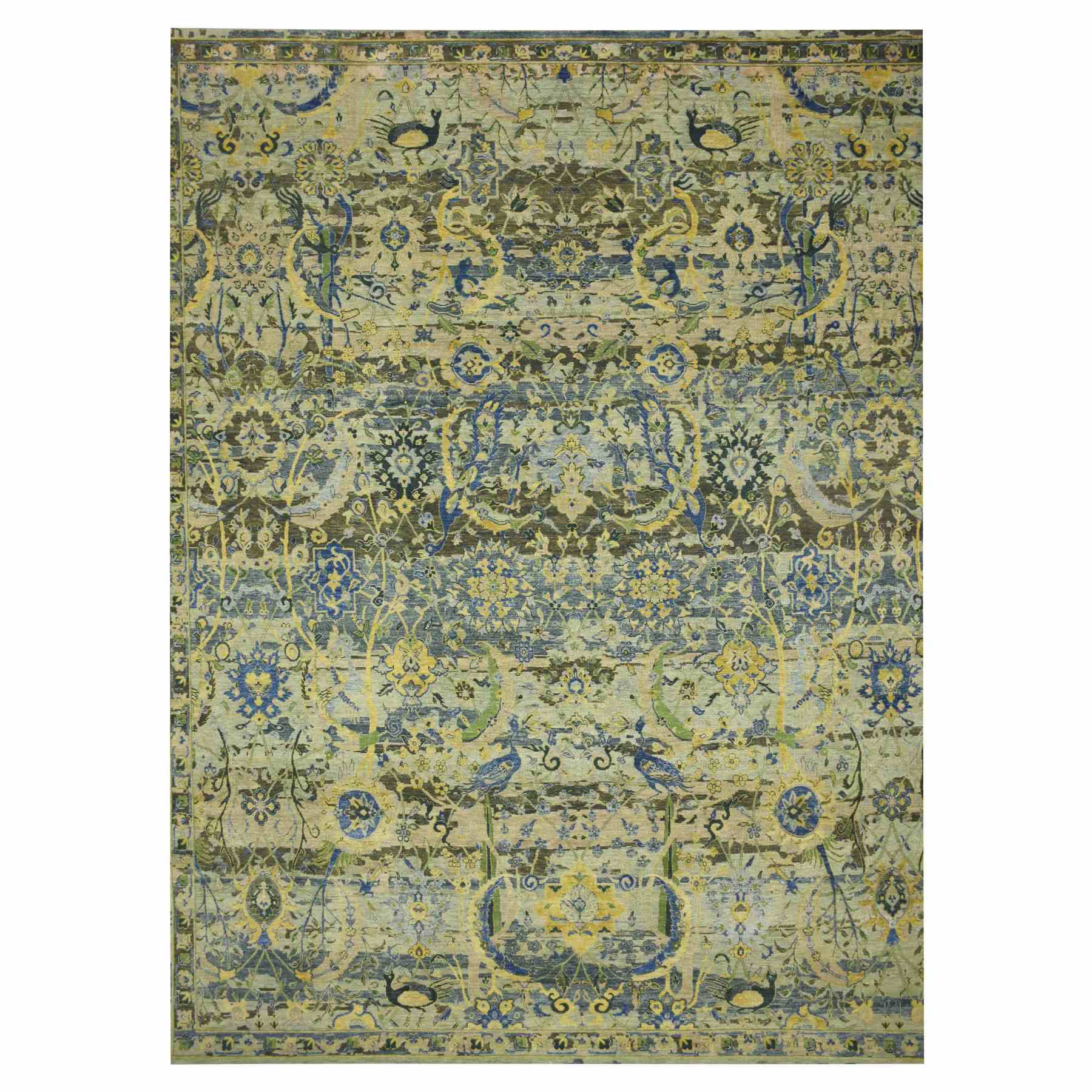 Transitional-Hand-Knotted-Rug-378560