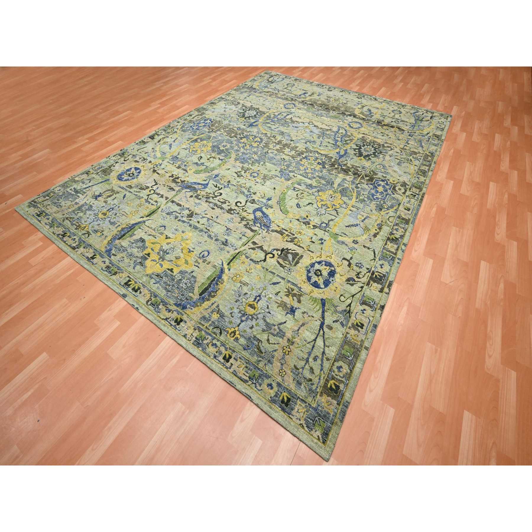Transitional-Hand-Knotted-Rug-378565