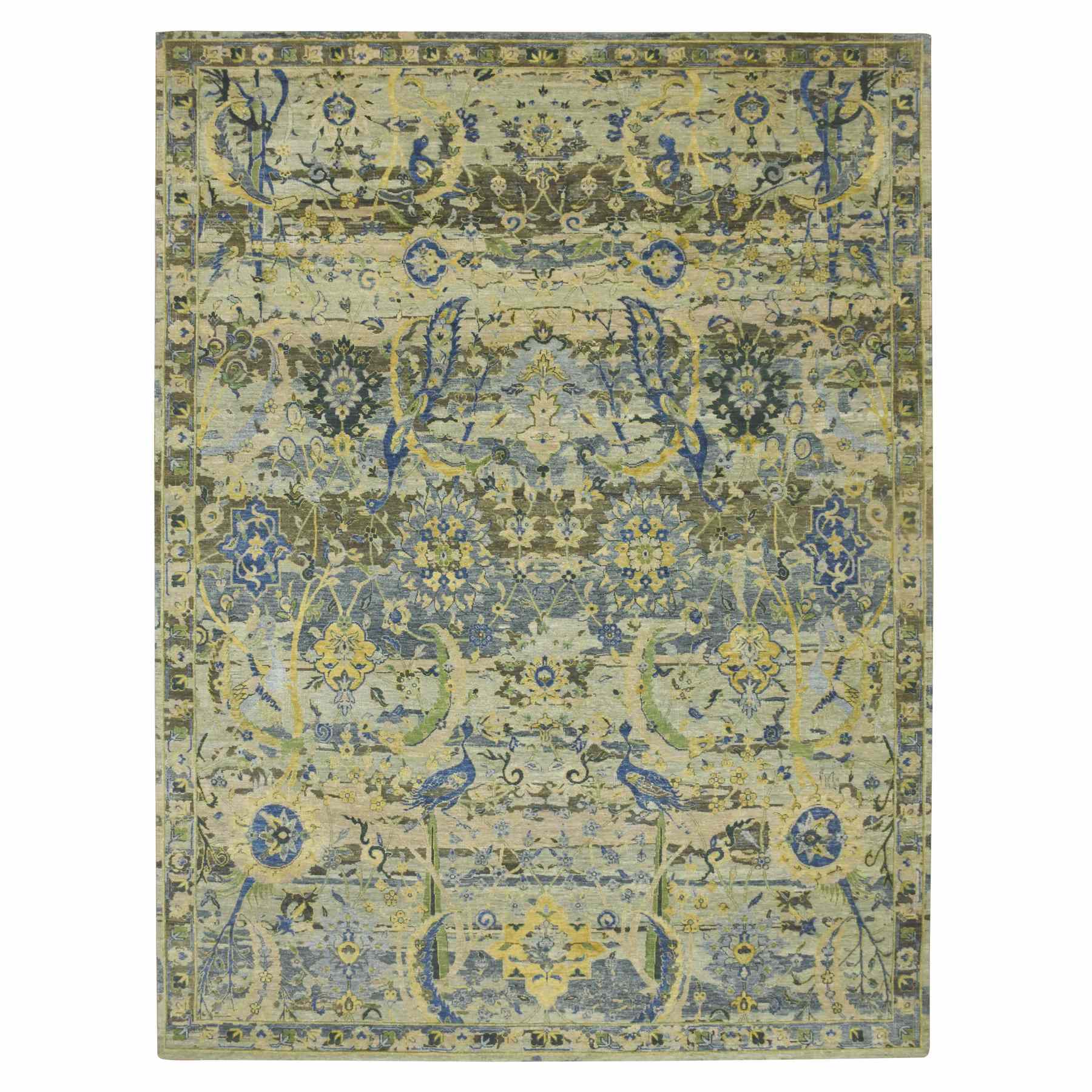 Transitional-Hand-Knotted-Rug-378570