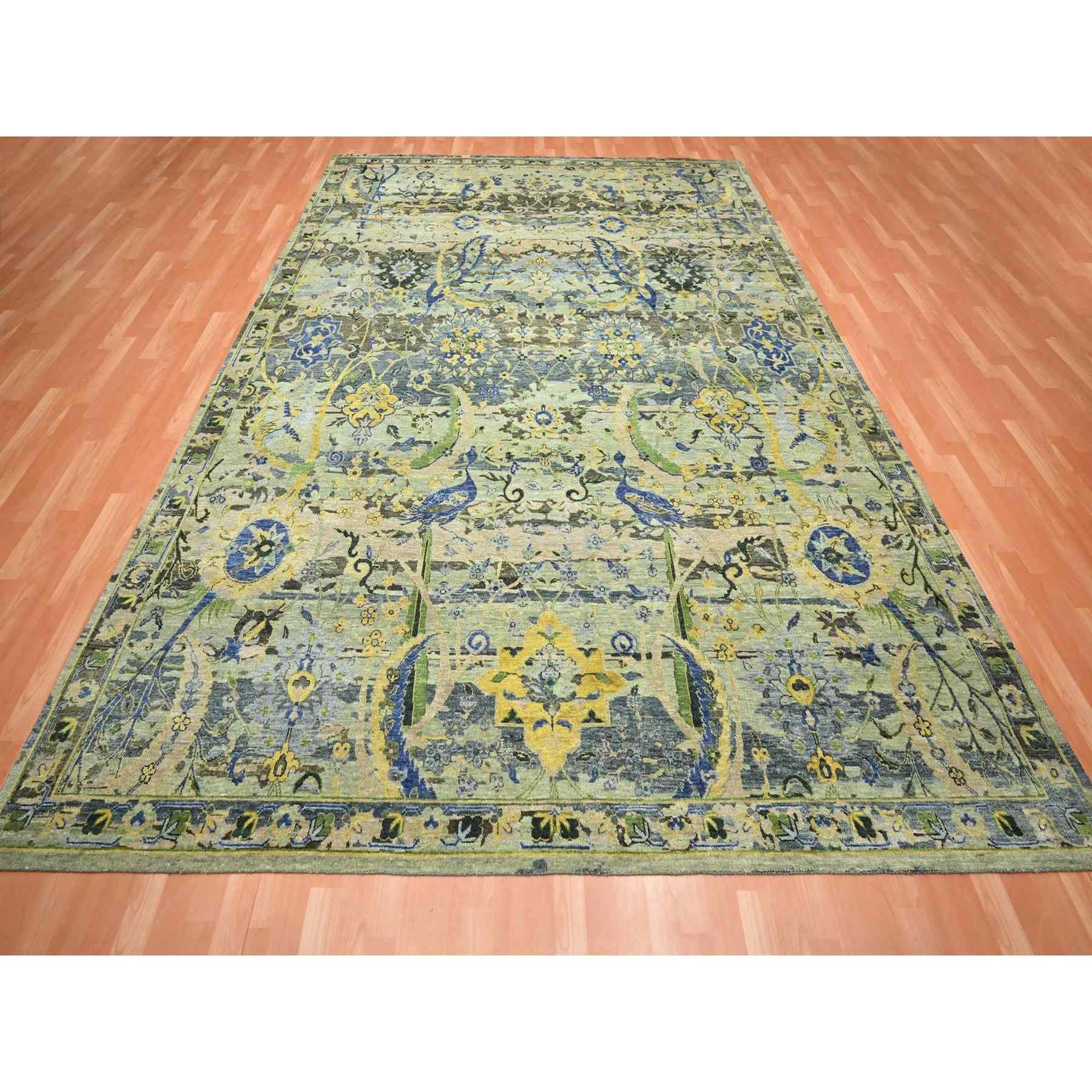 Transitional-Hand-Knotted-Rug-378570