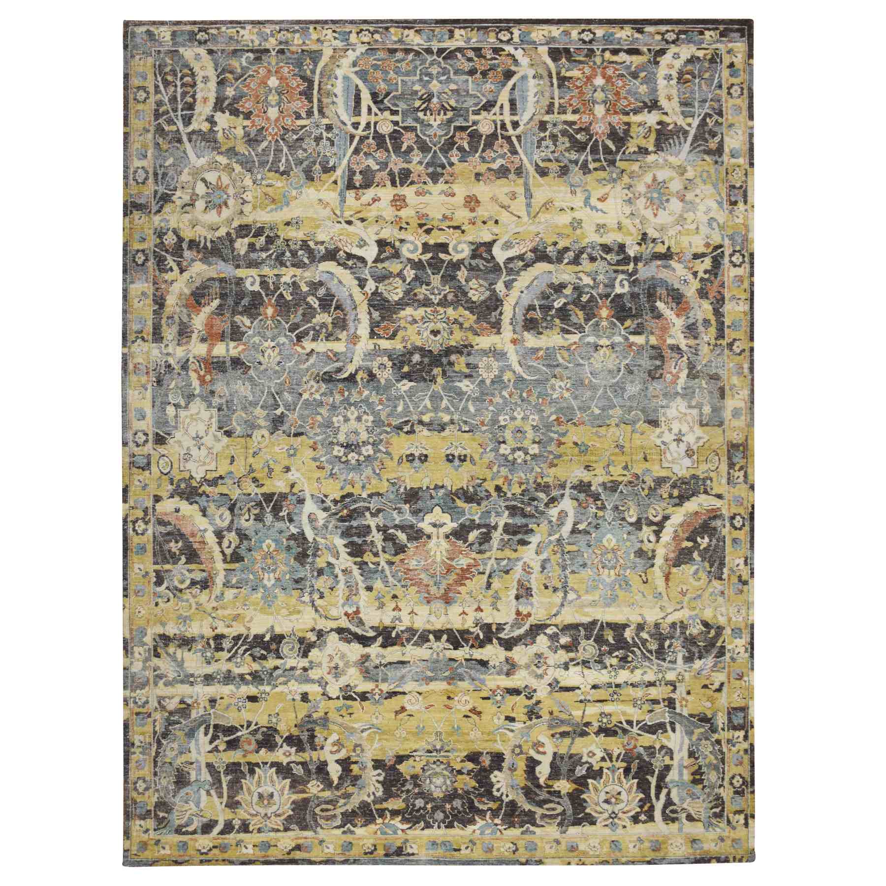 Transitional-Hand-Knotted-Rug-378620