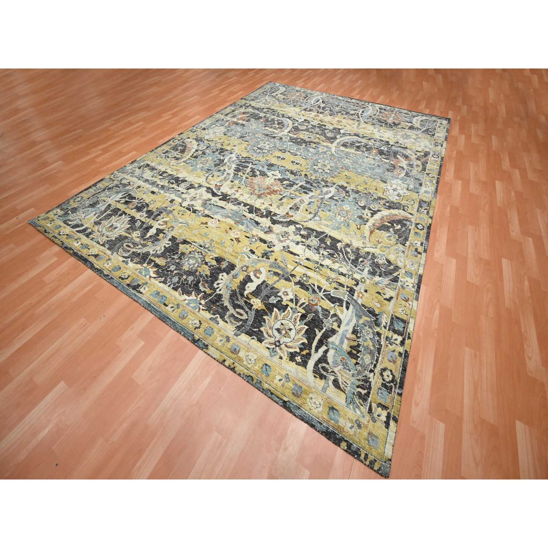 Transitional-Hand-Knotted-Rug-378620