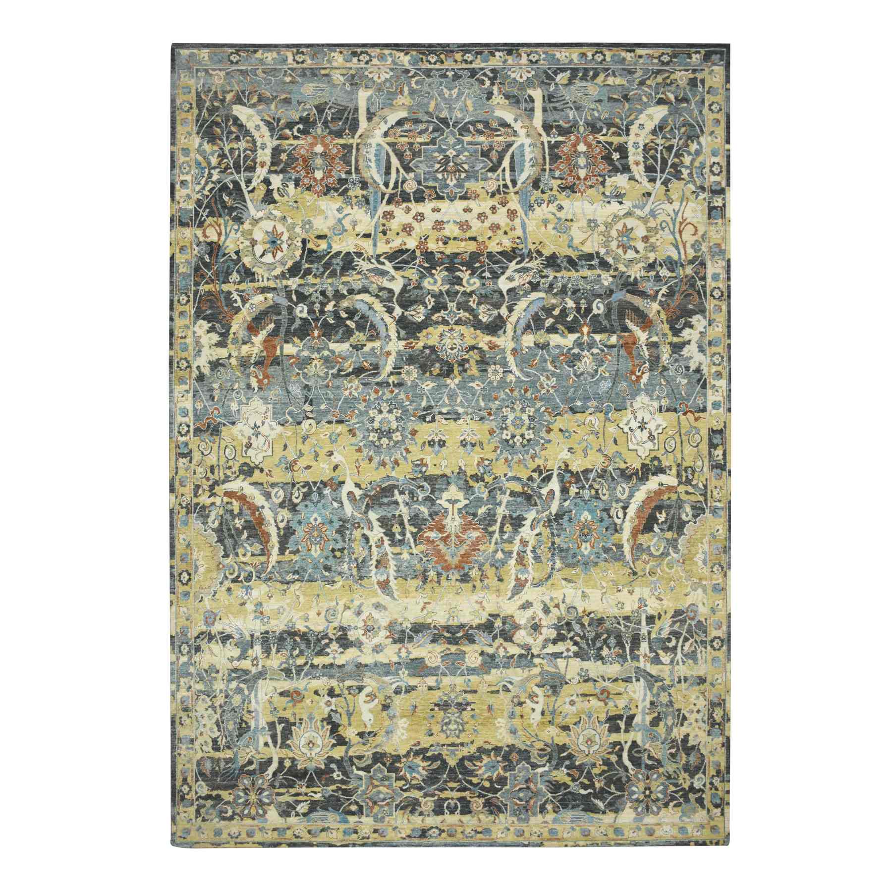 Transitional-Hand-Knotted-Rug-379140