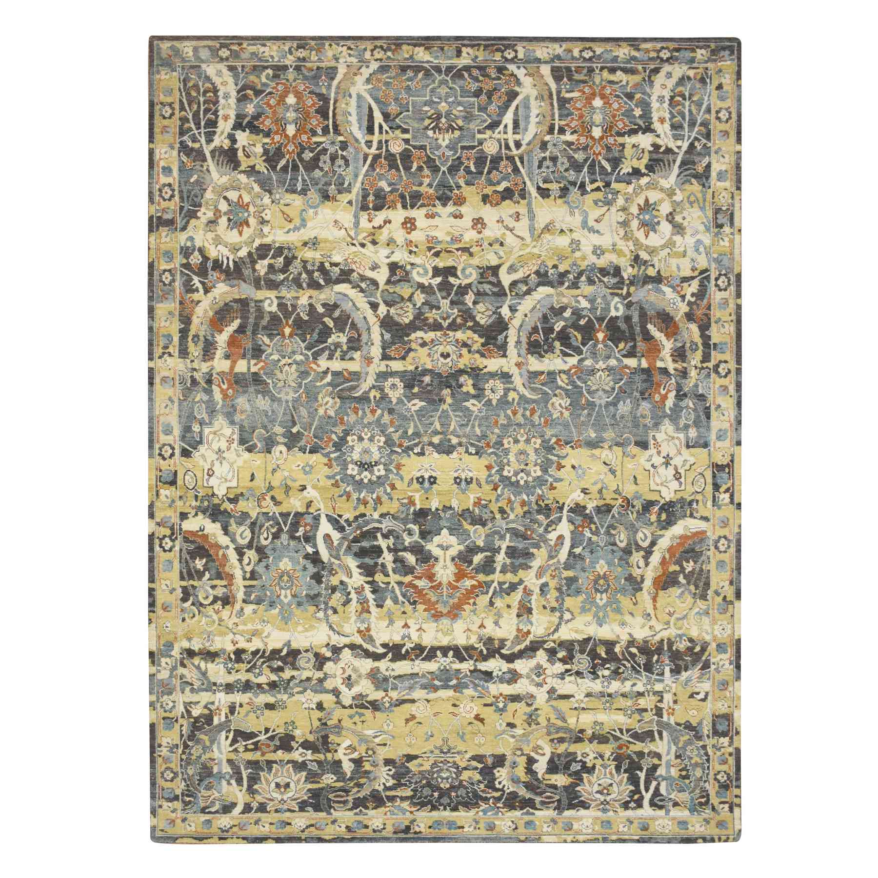 Transitional-Hand-Knotted-Rug-379145