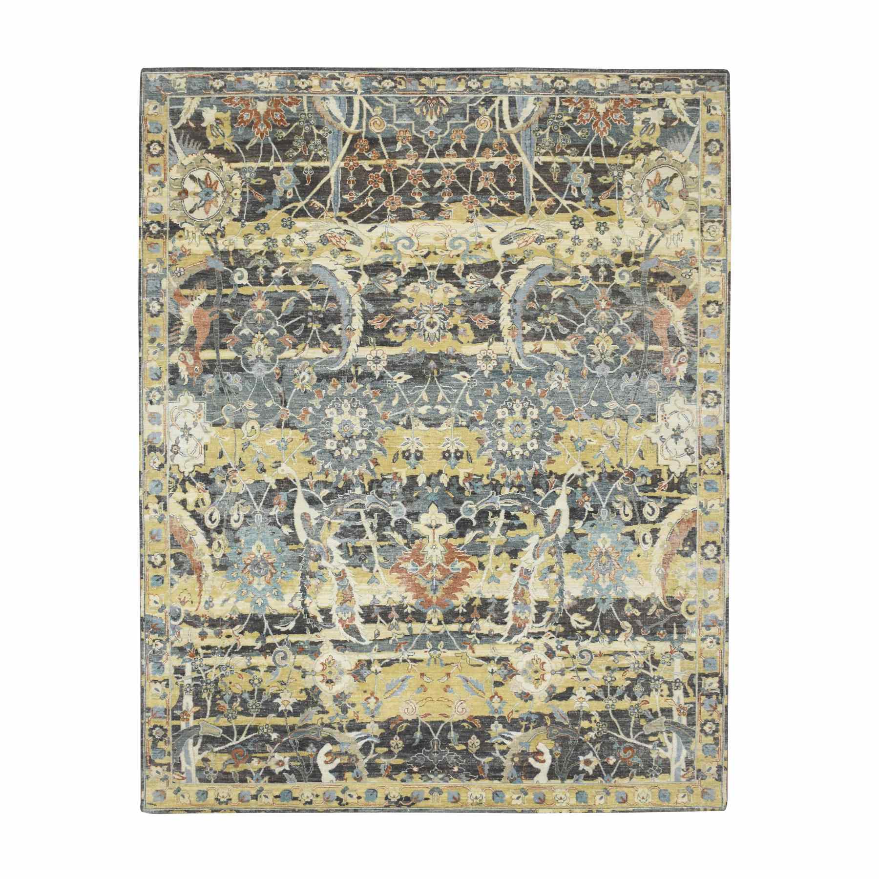 Transitional-Hand-Knotted-Rug-379150